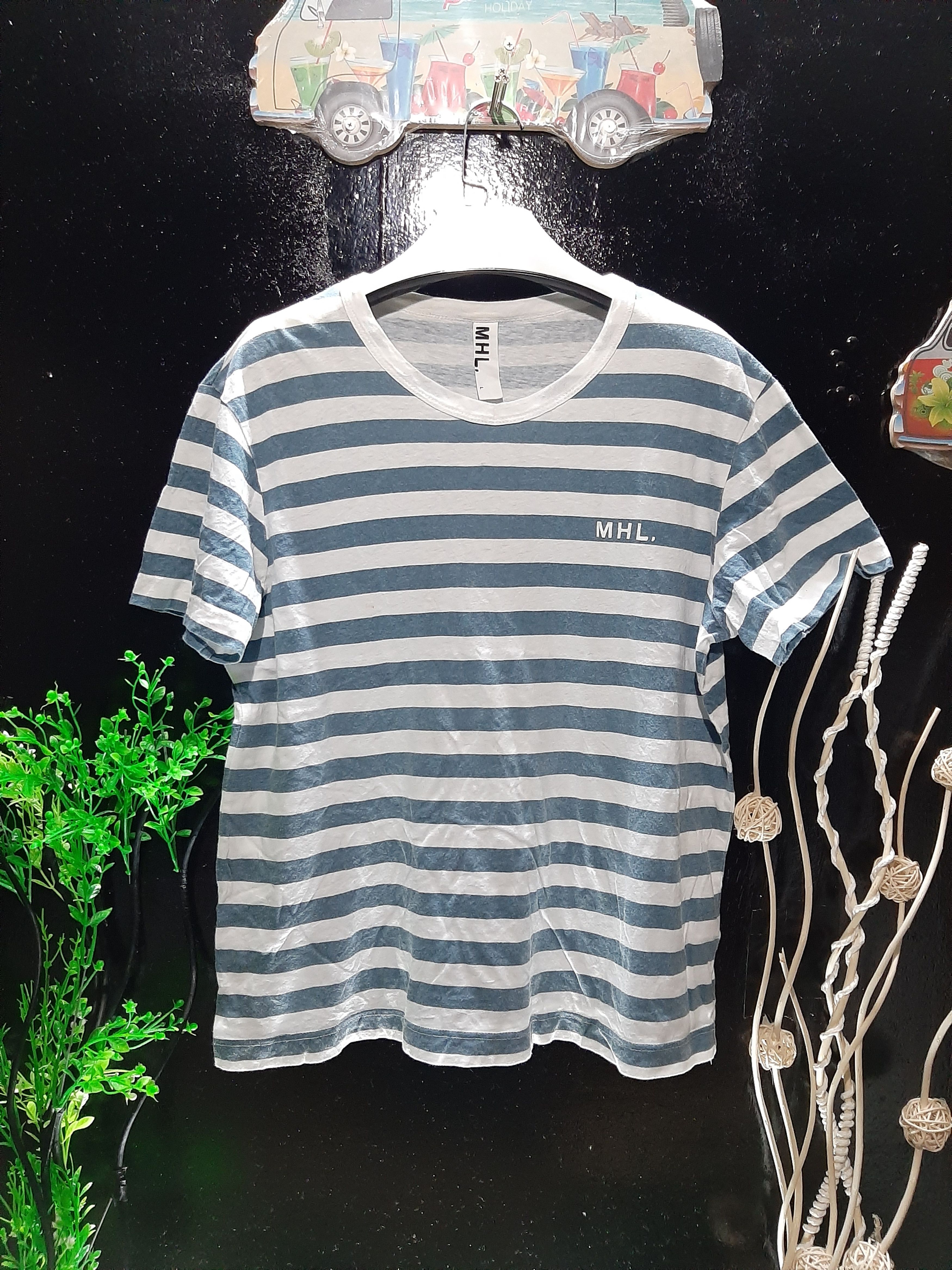 Designer × Margaret Howell × Vintage VINTAGE MARGARET HOWELL STRIPE TEE.. Size US M / EU 48-50 / 2 - 1 Thumbnail