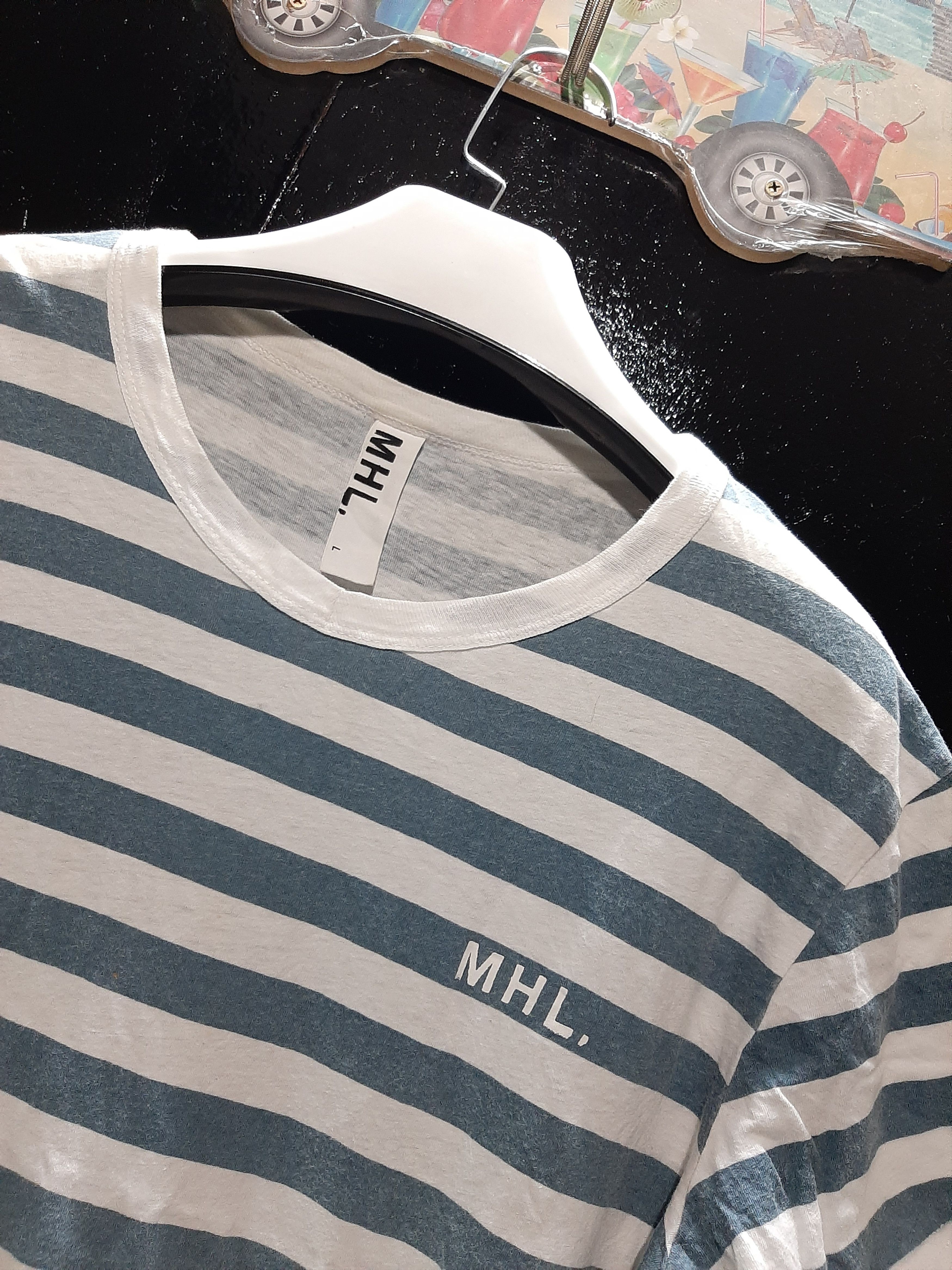Designer × Margaret Howell × Vintage VINTAGE MARGARET HOWELL STRIPE TEE.. Size US M / EU 48-50 / 2 - 2 Thumbnail