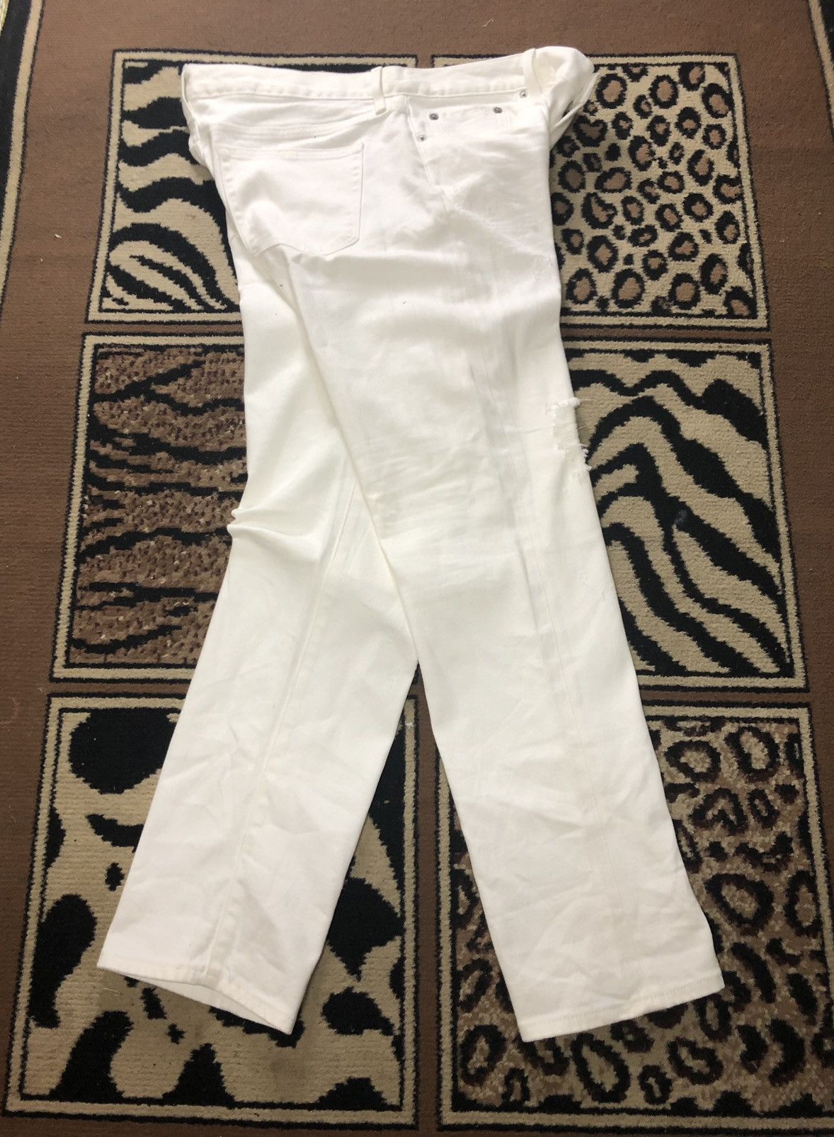 Uniqlo × Vintage VINTAGE SELVEDGE UNIQLO SLIM FIT DISTRESSED Size US 35 - 13 Thumbnail