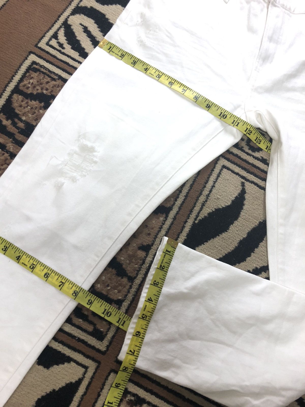 Uniqlo × Vintage VINTAGE SELVEDGE UNIQLO SLIM FIT DISTRESSED Size US 35 - 16 Thumbnail