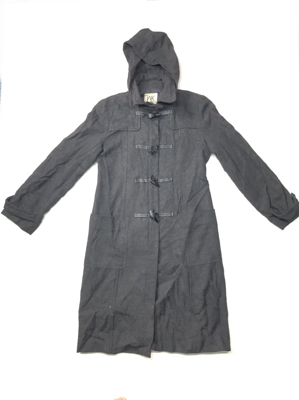 VINTAGE MICHEL KLEIN PARIS BLEND WOOL LONG COAT JACKET