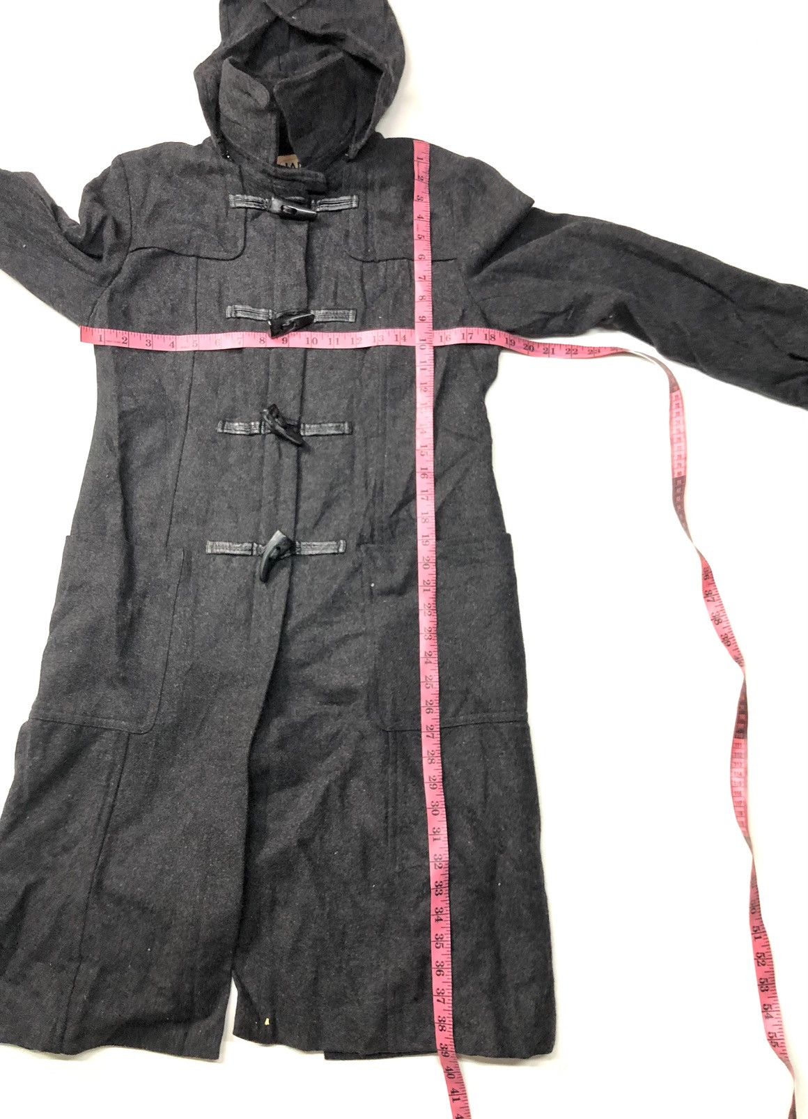 Designer × Michel Klein × Vintage VINTAGE MICHEL KLEIN PARIS BLEND WOOL LONG COAT JACKET Size US S / EU 44-46 / 1 - 13 Thumbnail