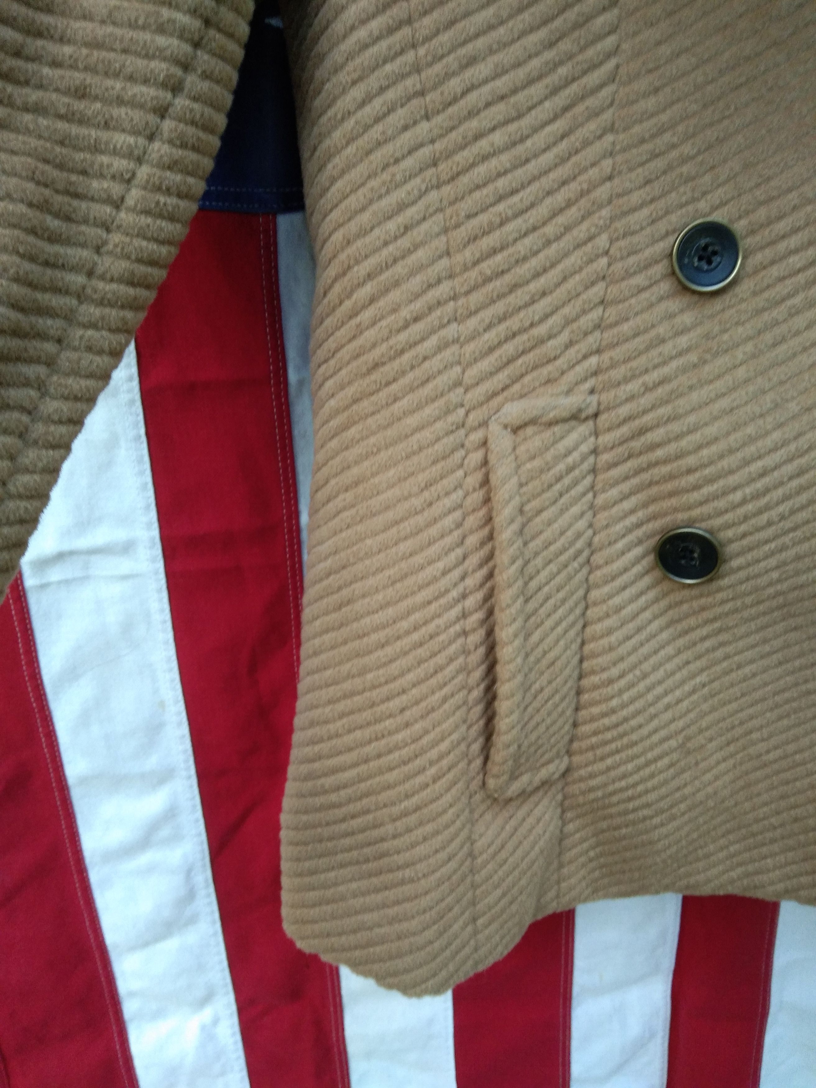 Beams Plus × Japanese Brand BEAMS LIGHTS DOUBLE-BREASTED WOOL COAT Size US S / EU 44-46 / 1 - 5 Thumbnail