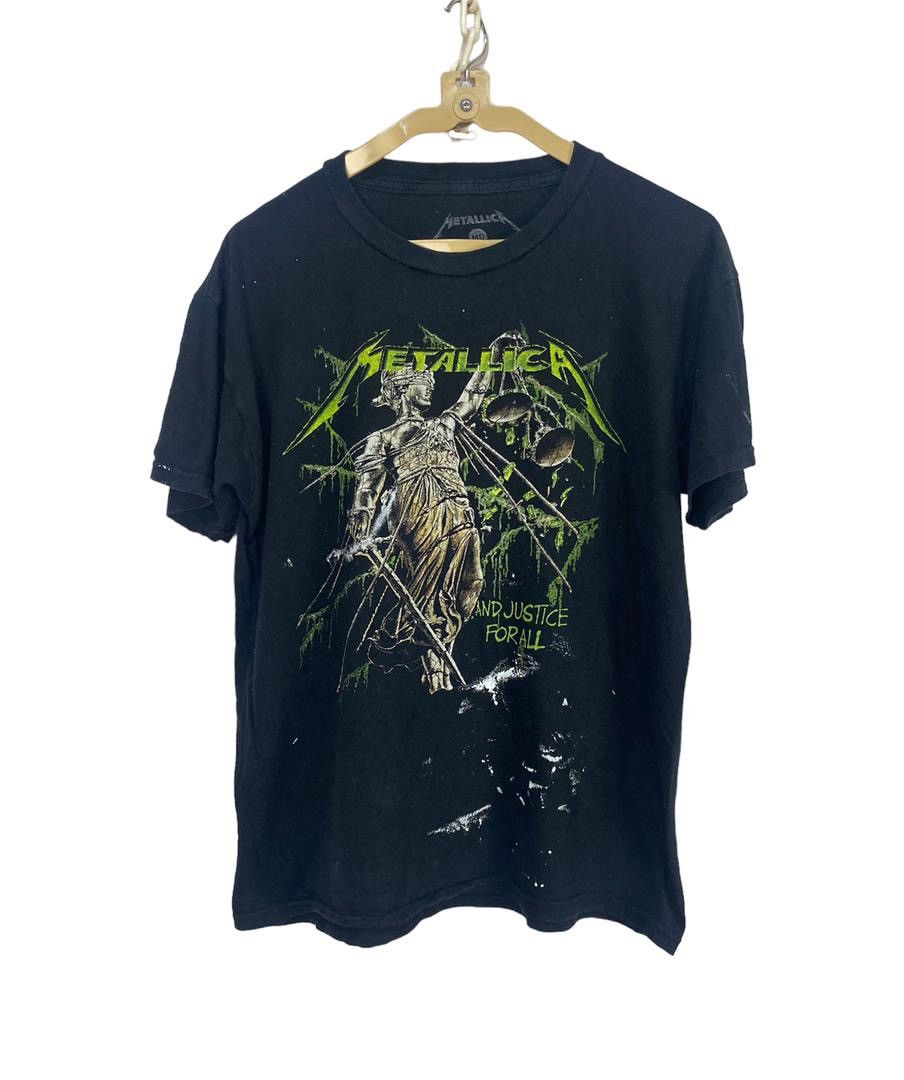 Band Tees × Metallica Metallica “and justice for all” printed distressed tshirt Size US M / EU 48-50 / 2 - 1 Thumbnail