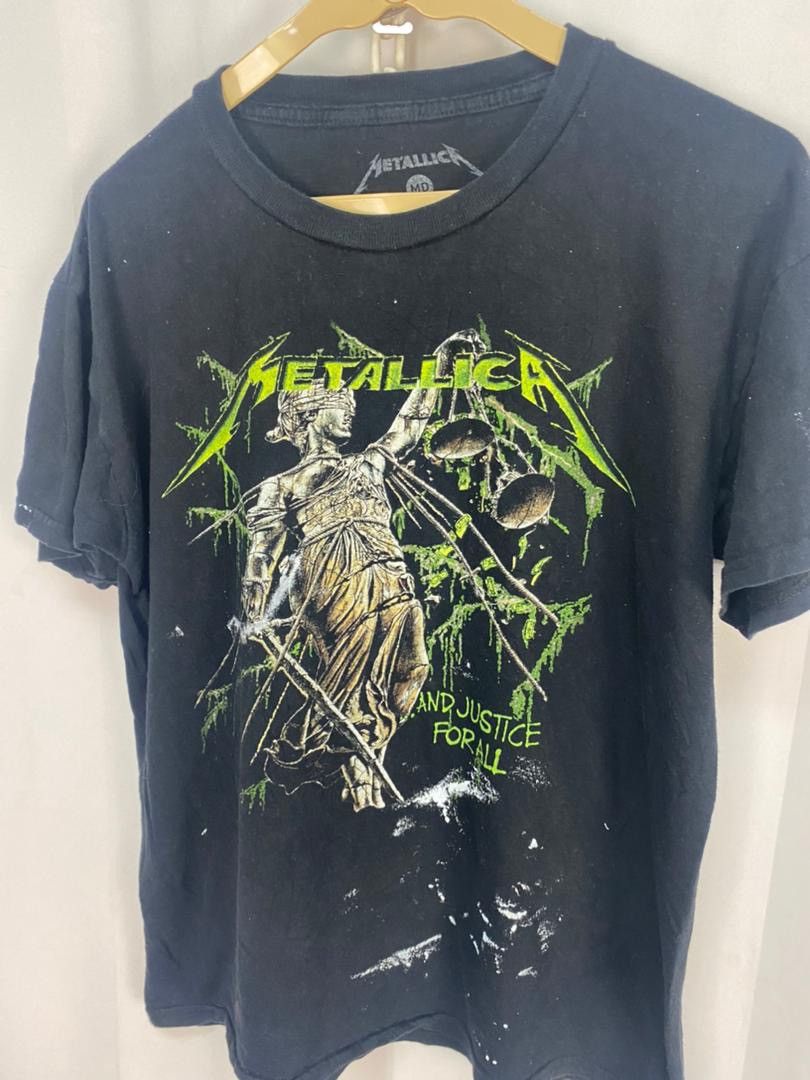 Band Tees × Metallica Metallica “and justice for all” printed distressed tshirt Size US M / EU 48-50 / 2 - 4 Thumbnail