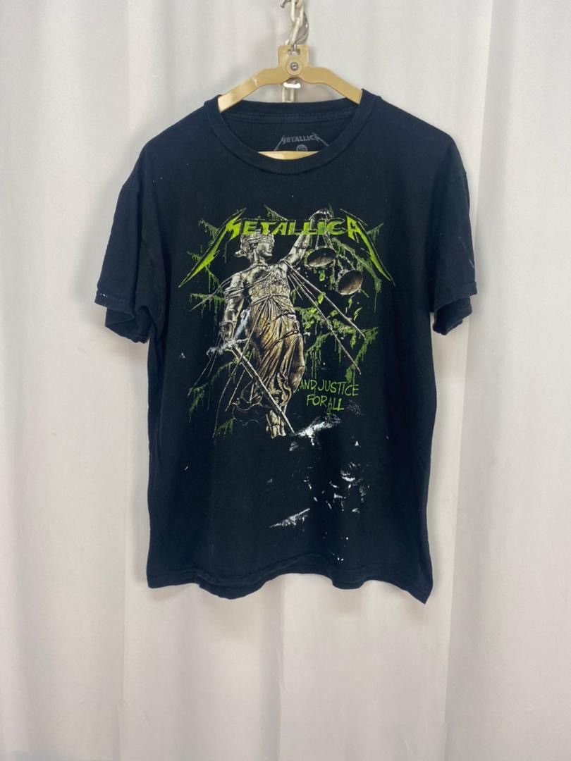 Band Tees × Metallica Metallica “and justice for all” printed distressed tshirt Size US M / EU 48-50 / 2 - 5 Thumbnail