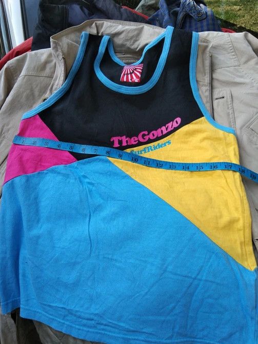 Japanese Brand THE GONZO SURFRIDERS SLEEVELESS Size US M / EU 48-50 / 2 - 6 Thumbnail