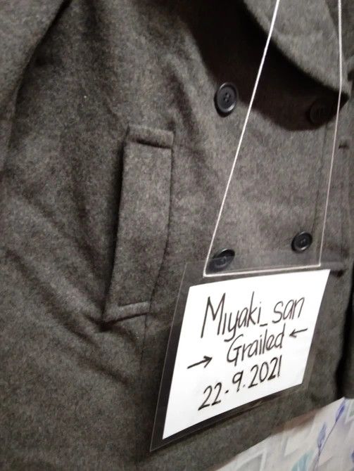 Japanese Brand AZUL BASIC DOUBLE-BREASTED WOOL COAT Size US M / EU 48-50 / 2 - 8 Thumbnail