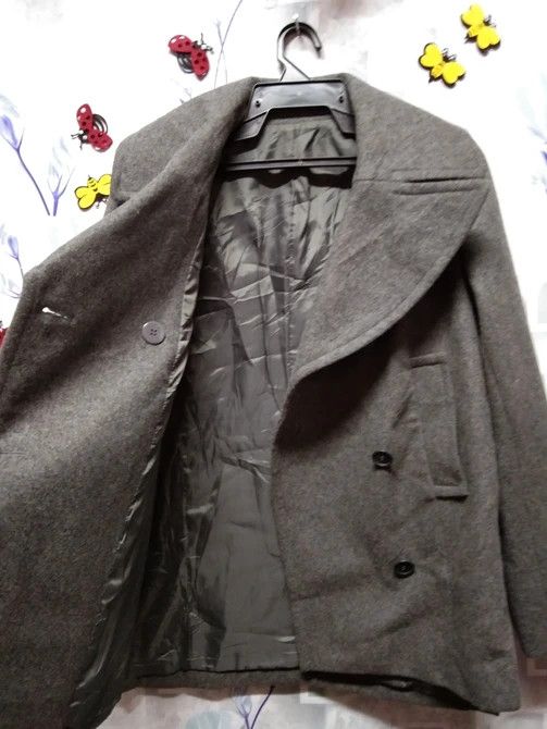 Japanese Brand AZUL BASIC DOUBLE-BREASTED WOOL COAT Size US M / EU 48-50 / 2 - 11 Thumbnail