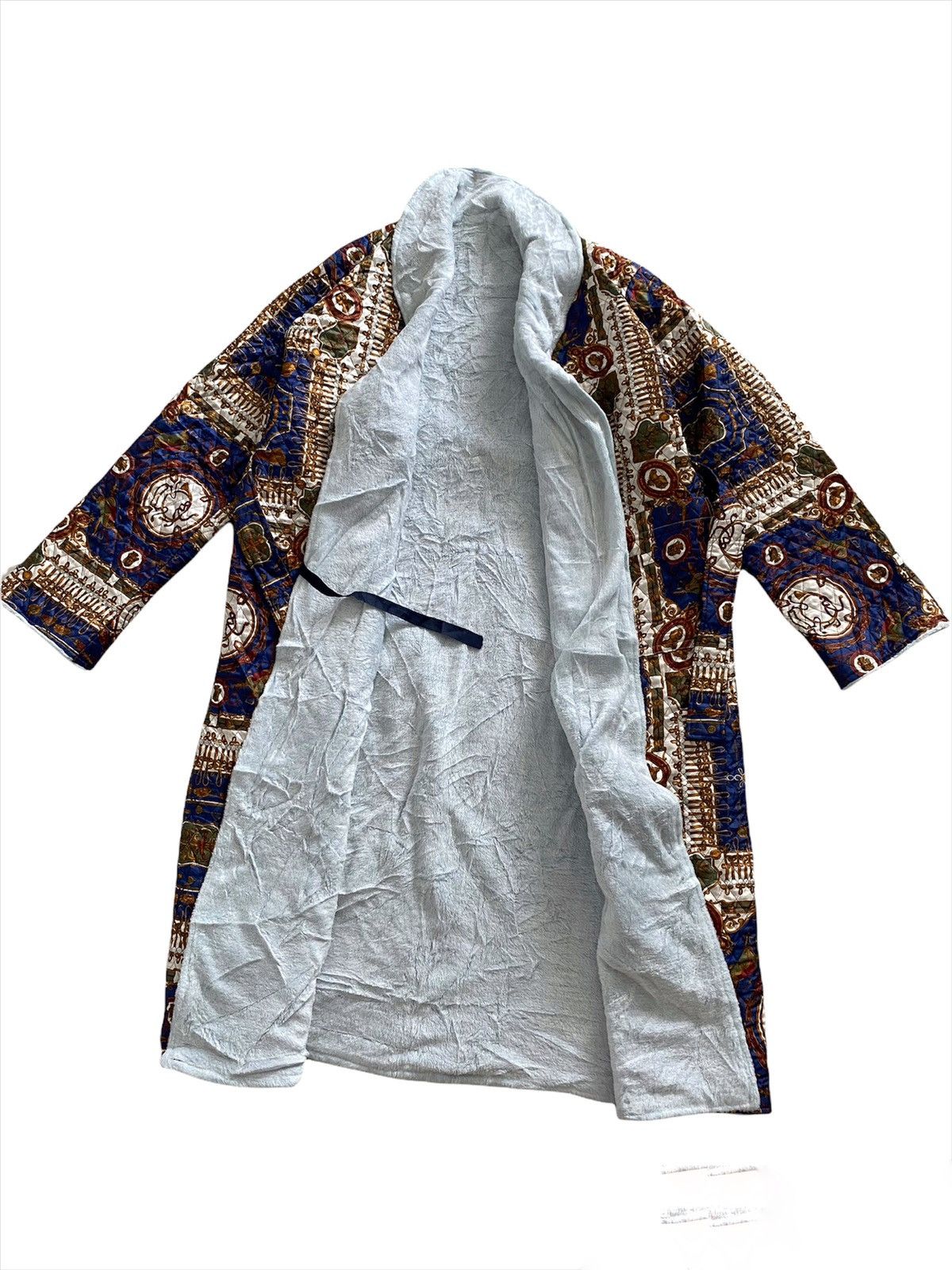 Art Comes First × Designer × Vintage Vintage Cardigan Long Jacket Hermes Design Size US XL / EU 56 / 4 - 6 Thumbnail