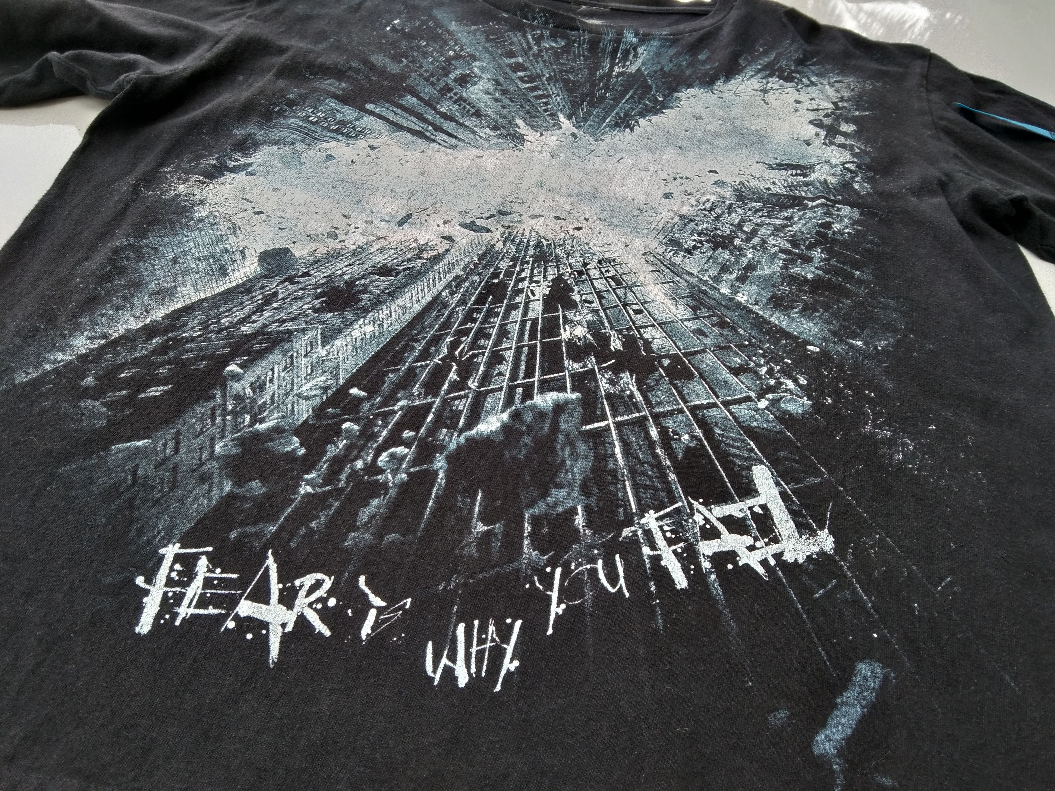 DC Comics BATMAN FEAR WHY U FAIL T-SHIRT Size US L / EU 52-54 / 3 - 9 Thumbnail