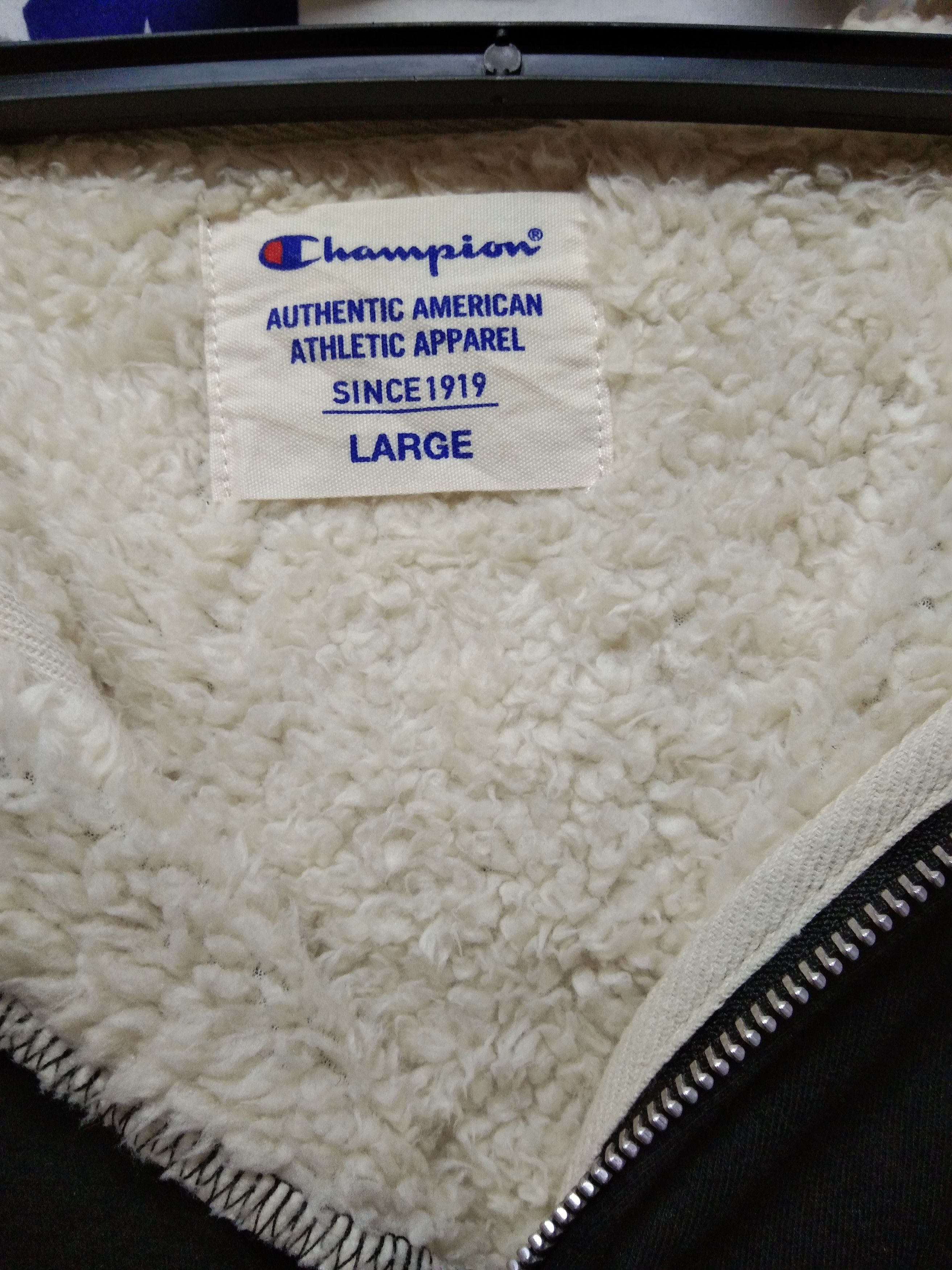 Champion WINTER CHAMPION HOODIE SHERPA JACKETA Size US L / EU 52-54 / 3 - 6 Thumbnail