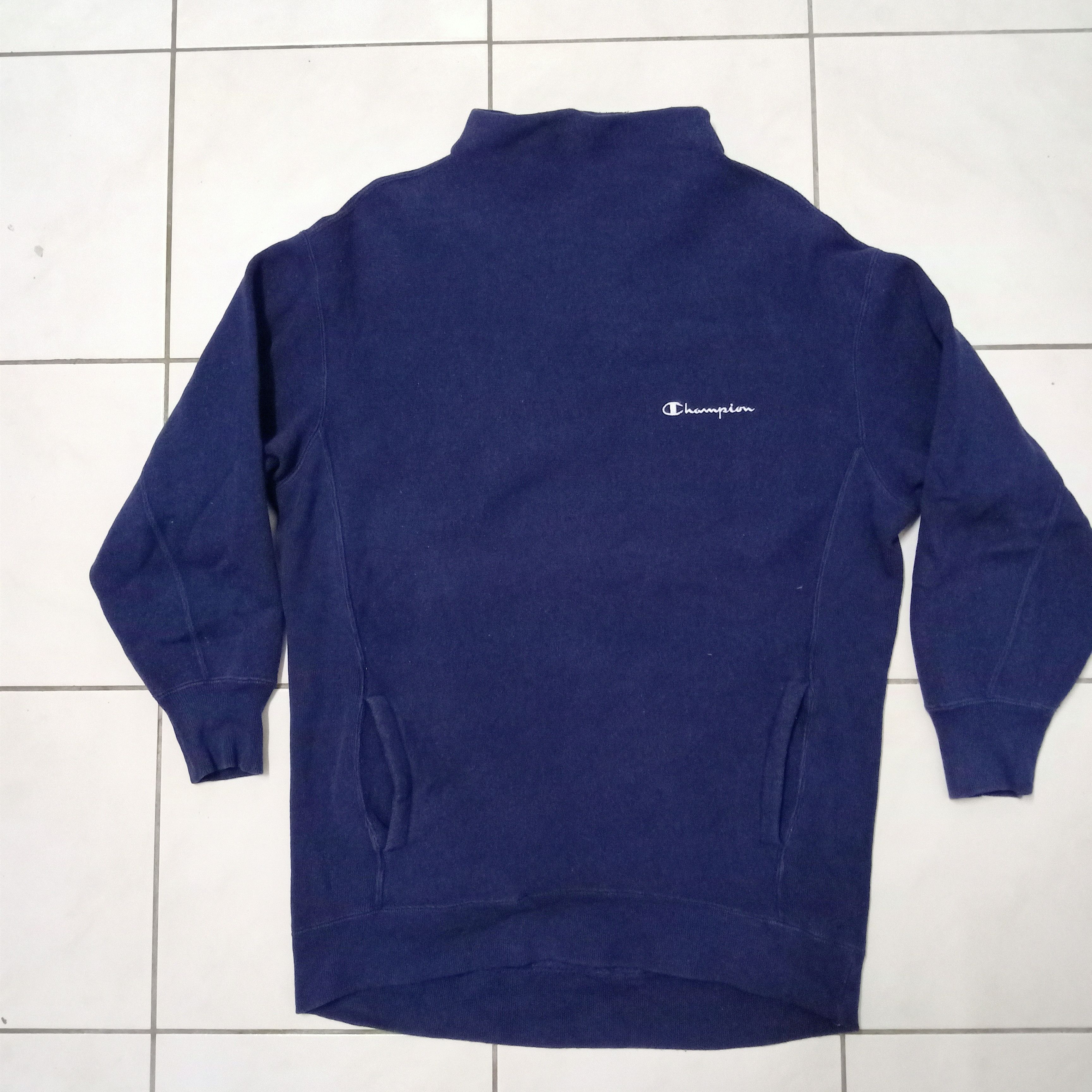 Champion Champion Emoda Turtleneck Side Pocket Sweatshirt Size US S / EU 44-46 / 1 - 1 Thumbnail