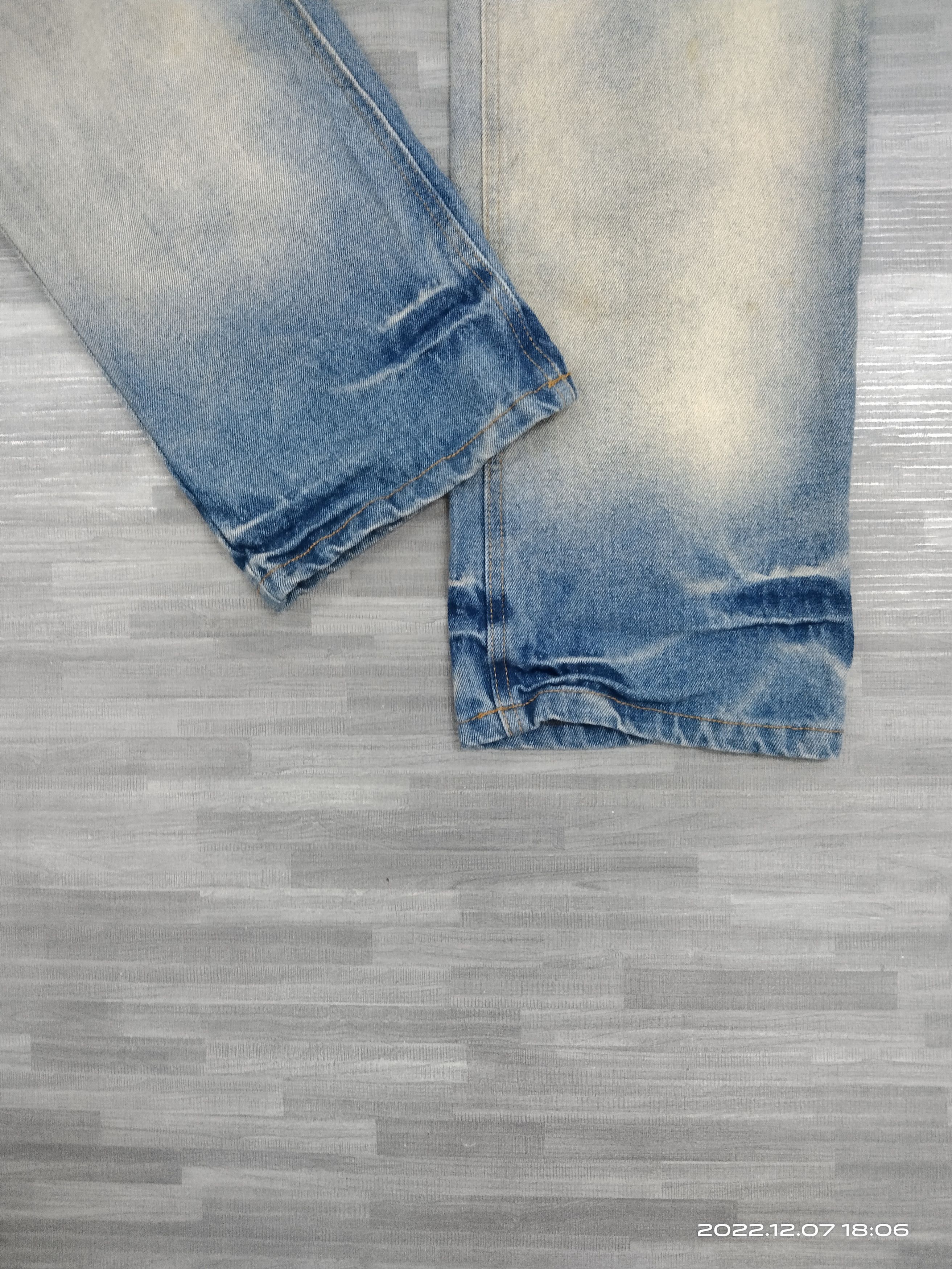 Japanese Brand THRASH RUSTY BANANA SEVEN DENIM PANTS Size US 32 / EU 48 - 7 Thumbnail