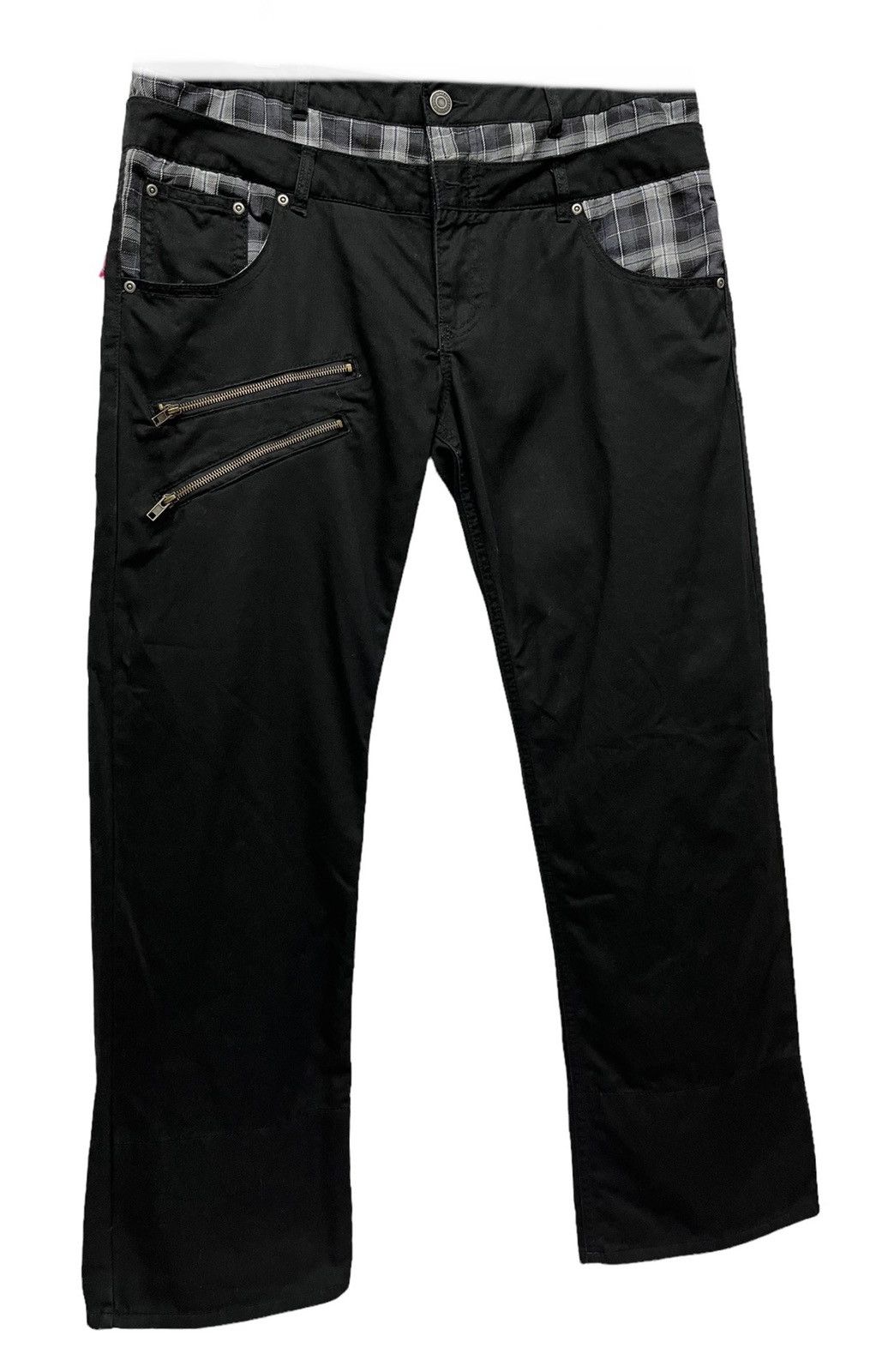 Japanese Brand RARE🔥Japanese Anime ANPANMAN Big Patch Double Waist Pants Size US 37 - 6 Thumbnail