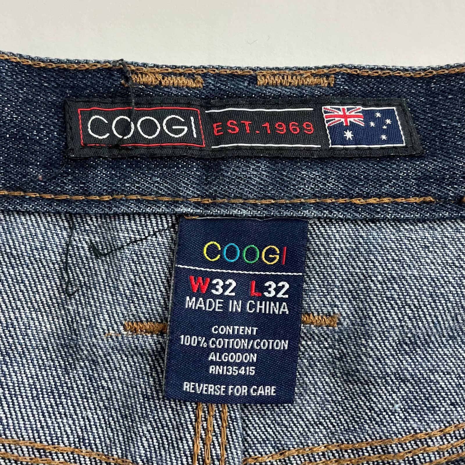 Coogi × Japanese Brand Vintage 90s Coogi Rap Style Essential Graphic Denim Jeans Size US 32 / EU 48 - 6 Thumbnail