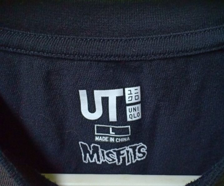 Band Tees × Japanese Brand × Misfits MISFITS BAND x UNIQLO T-SHIRT Size US L / EU 52-54 / 3 - 4 Thumbnail