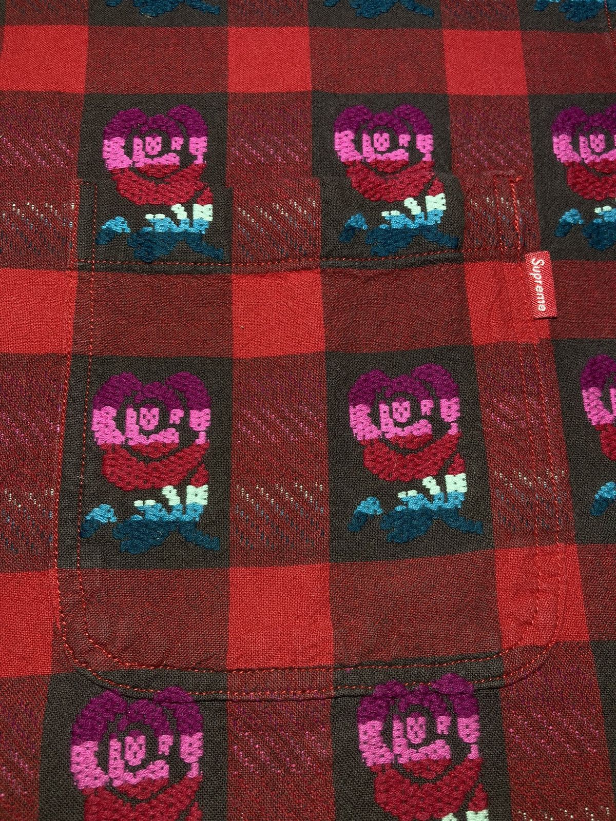 Supreme SS19 Supreme Rose Plaid Buffalo Shirt Small Cherry Work 2018 Size US S / EU 44-46 / 1 - 4 Thumbnail