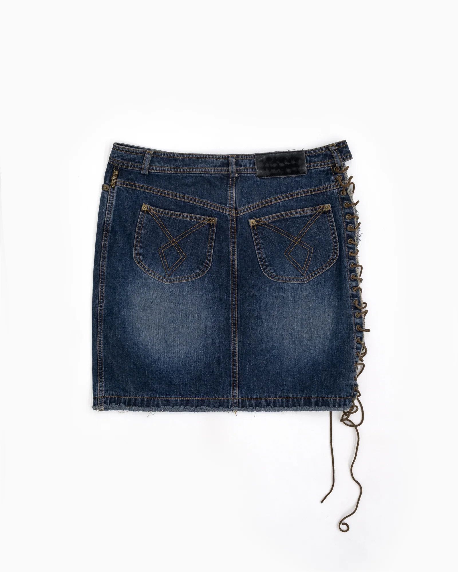 plein sud Plein Sud Lace-Up Mini Skirt Size 28" / US 6 / IT 42 - 3 Thumbnail