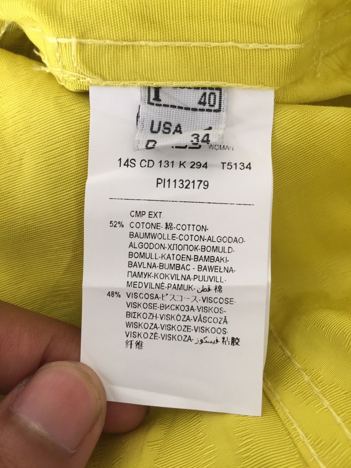 Just Cavalli Roberto Cavalli 🇮🇹 Gold Double Breasted Long Coat Size US S / EU 44-46 / 1 - 5 Thumbnail