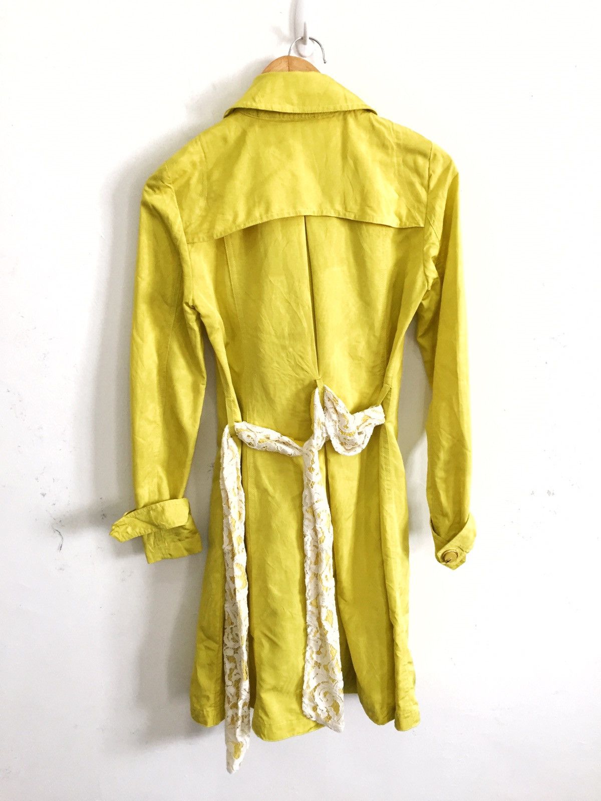 Just Cavalli Roberto Cavalli 🇮🇹 Gold Double Breasted Long Coat Size US S / EU 44-46 / 1 - 2 Thumbnail