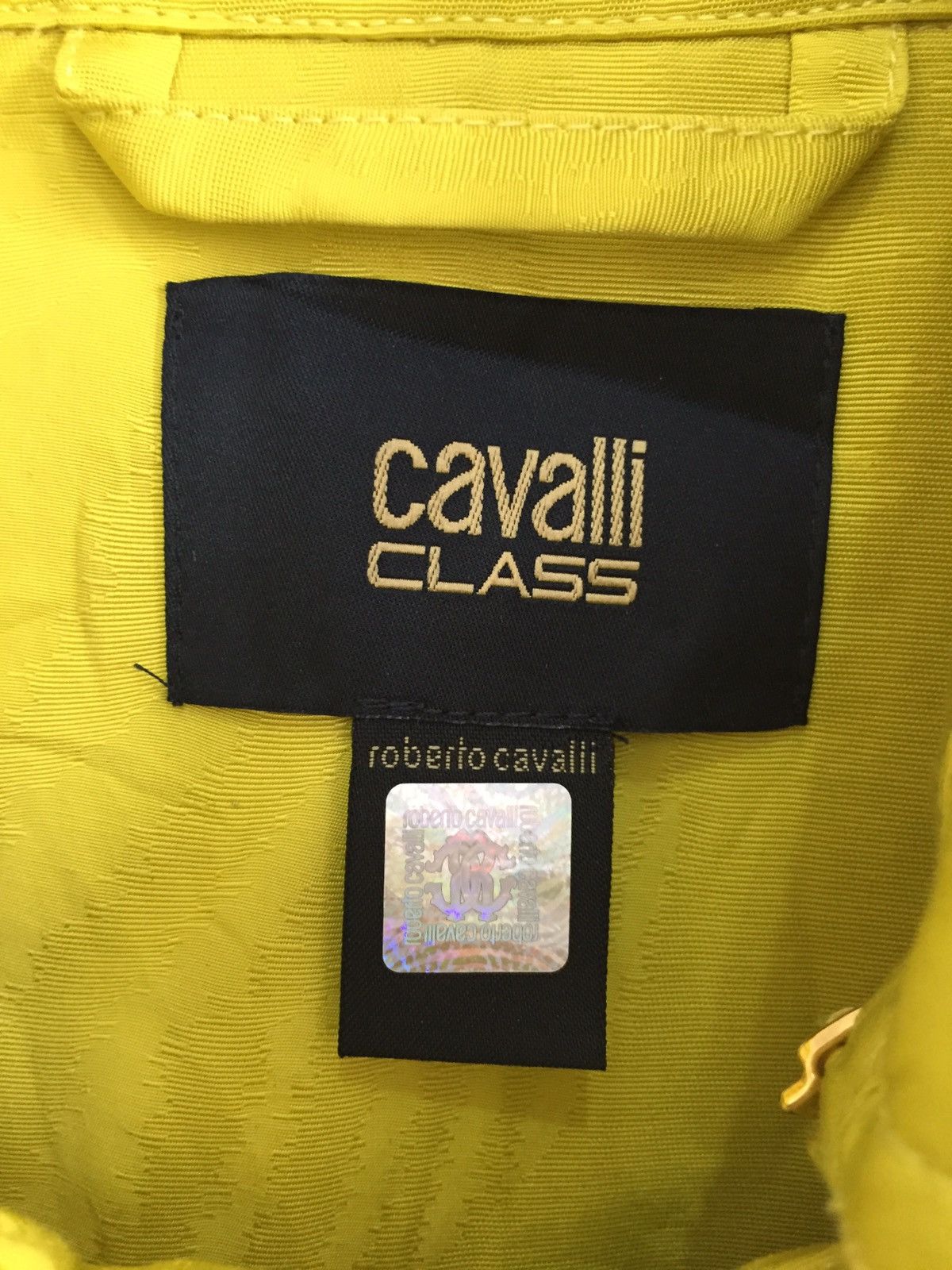 Just Cavalli Roberto Cavalli 🇮🇹 Gold Double Breasted Long Coat Size US S / EU 44-46 / 1 - 4 Thumbnail