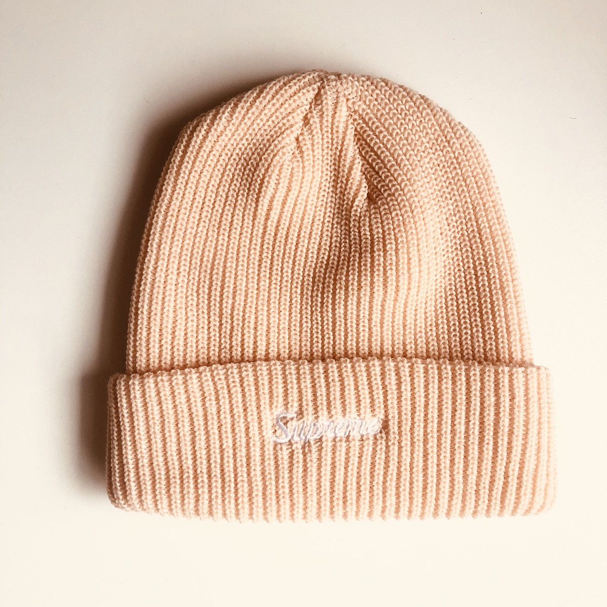 Supreme SS21 Supreme Loose Gauge Beanie BEIGE Size ONE SIZE - 1 Thumbnail