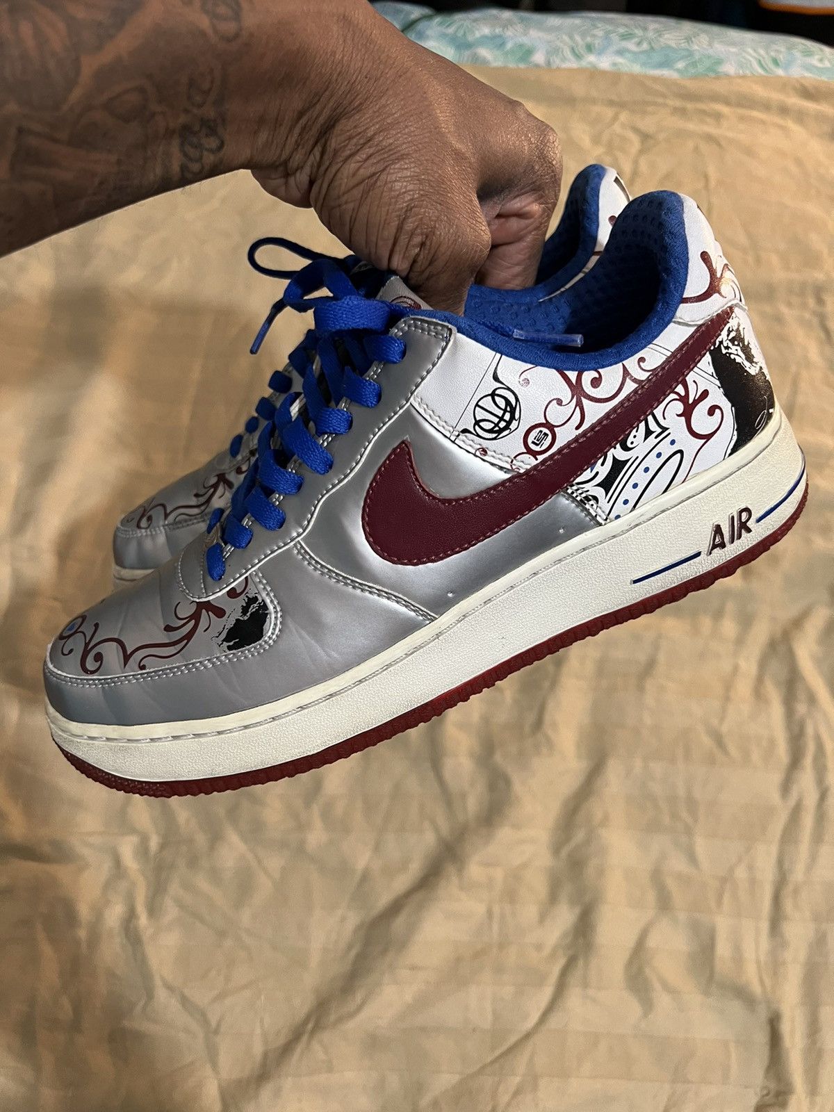 Nike Air Force 1 Premium (Lebron) Collection Royale 2006 Size US 9 / EU 42 - 2 Thumbnail