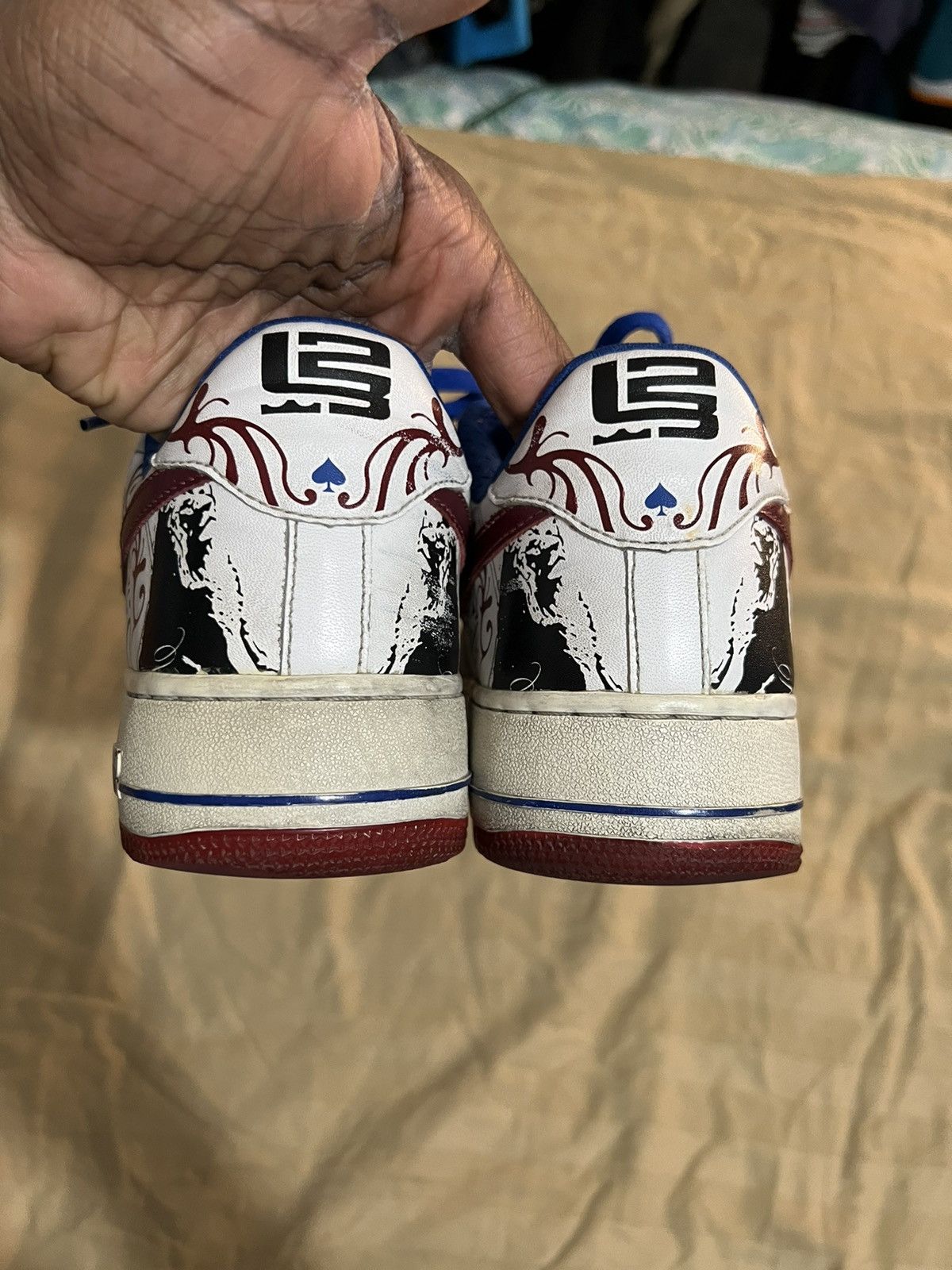 Nike Air Force 1 Premium (Lebron) Collection Royale 2006 Size US 9 / EU 42 - 6 Thumbnail
