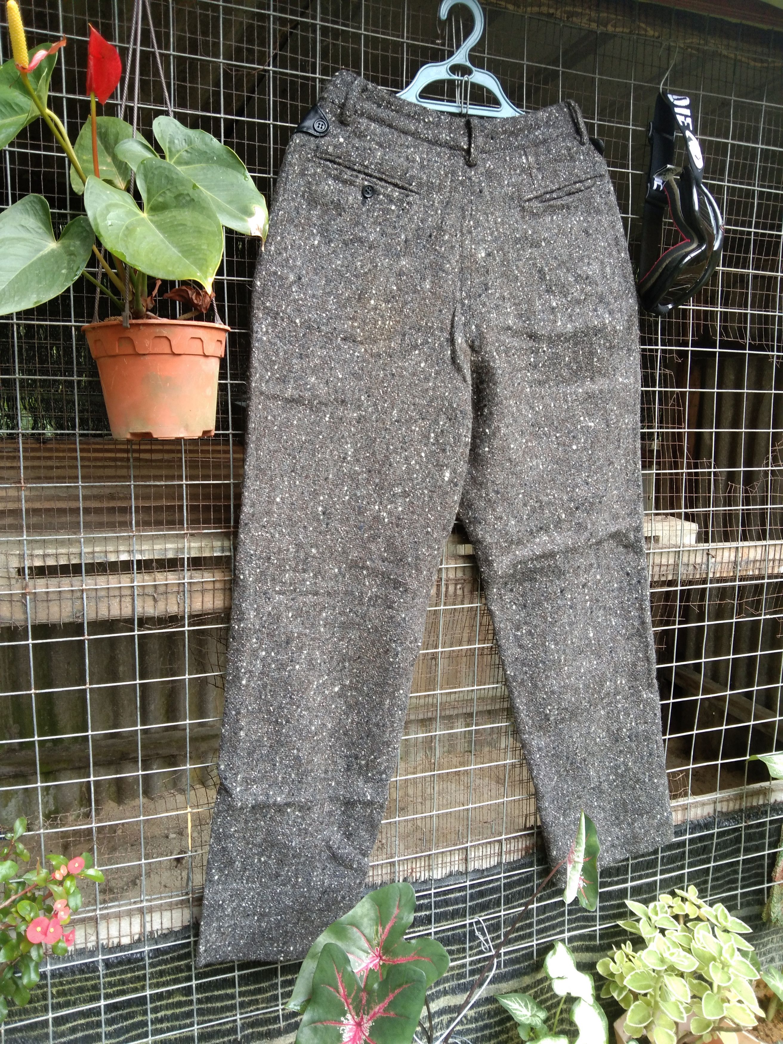 Issey Miyake × Tete Homme 🔥🔥RARE🔥🔥 TÊTE HOMME KATOH KAZUTAKA WOOL PANT Size US 28 / EU 44 - 6 Thumbnail
