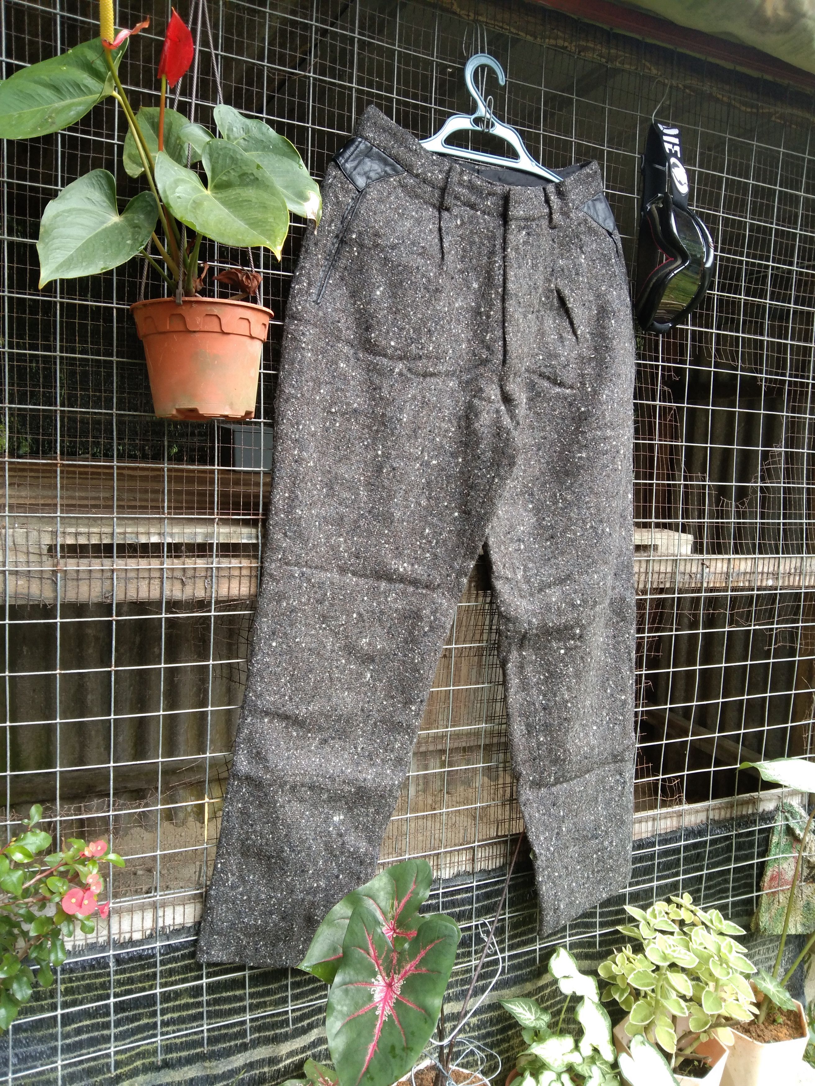Issey Miyake × Tete Homme 🔥🔥RARE🔥🔥 TÊTE HOMME KATOH KAZUTAKA WOOL PANT Size US 28 / EU 44 - 1 Thumbnail