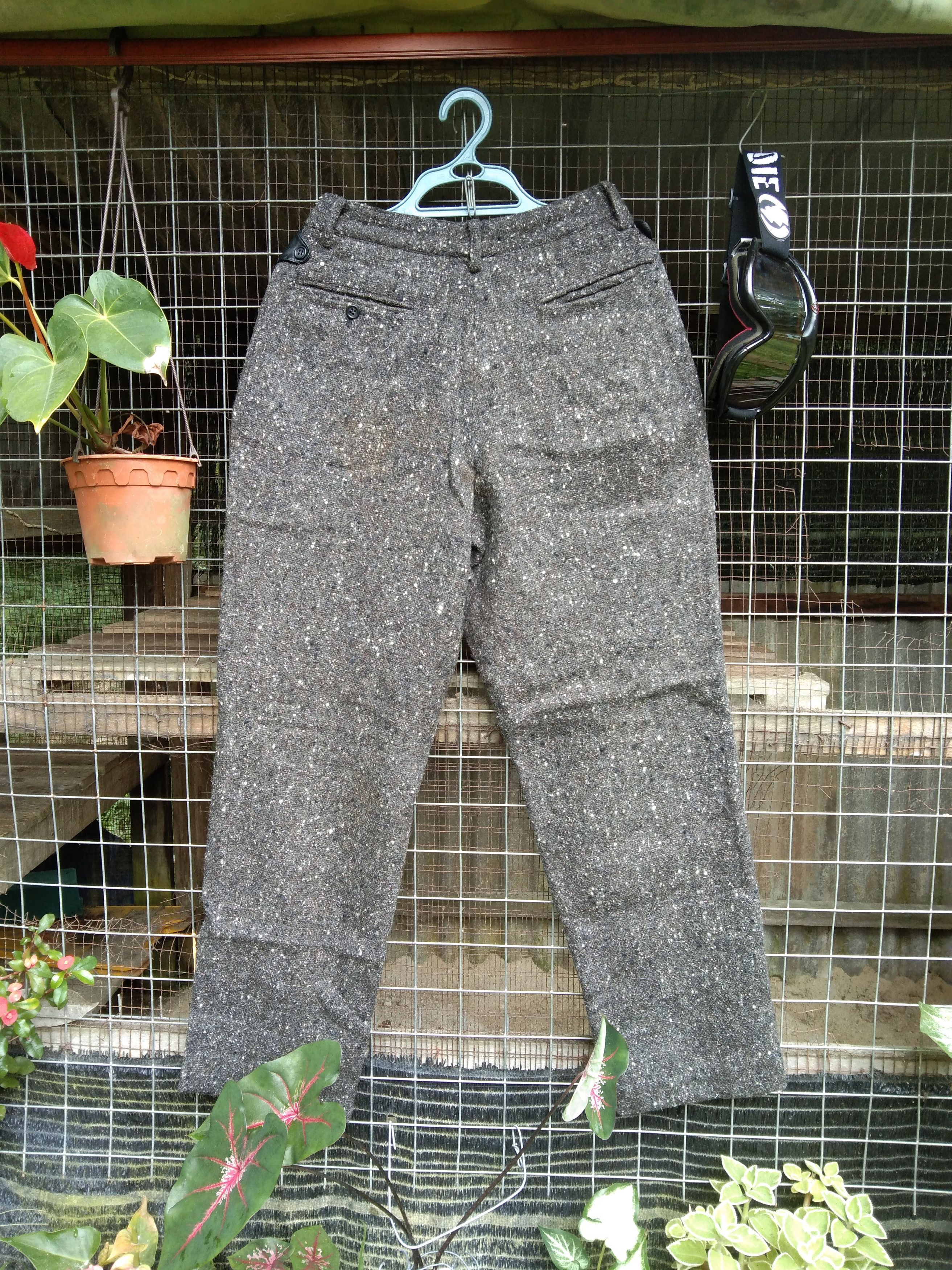 Issey Miyake × Tete Homme 🔥🔥RARE🔥🔥 TÊTE HOMME KATOH KAZUTAKA WOOL PANT Size US 28 / EU 44 - 4 Thumbnail