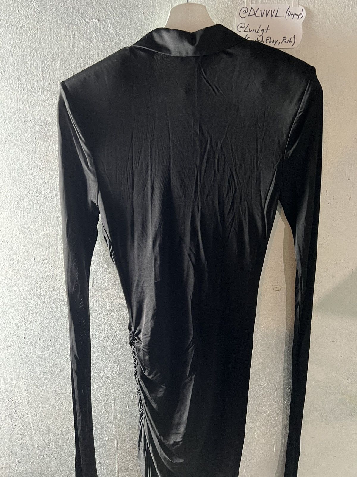 Other Gauge 81 UTENA Padded Shoulder Ruched Mini Dress SIZE XS Size XS / US 0-2 / IT 36-38 - 12 Thumbnail