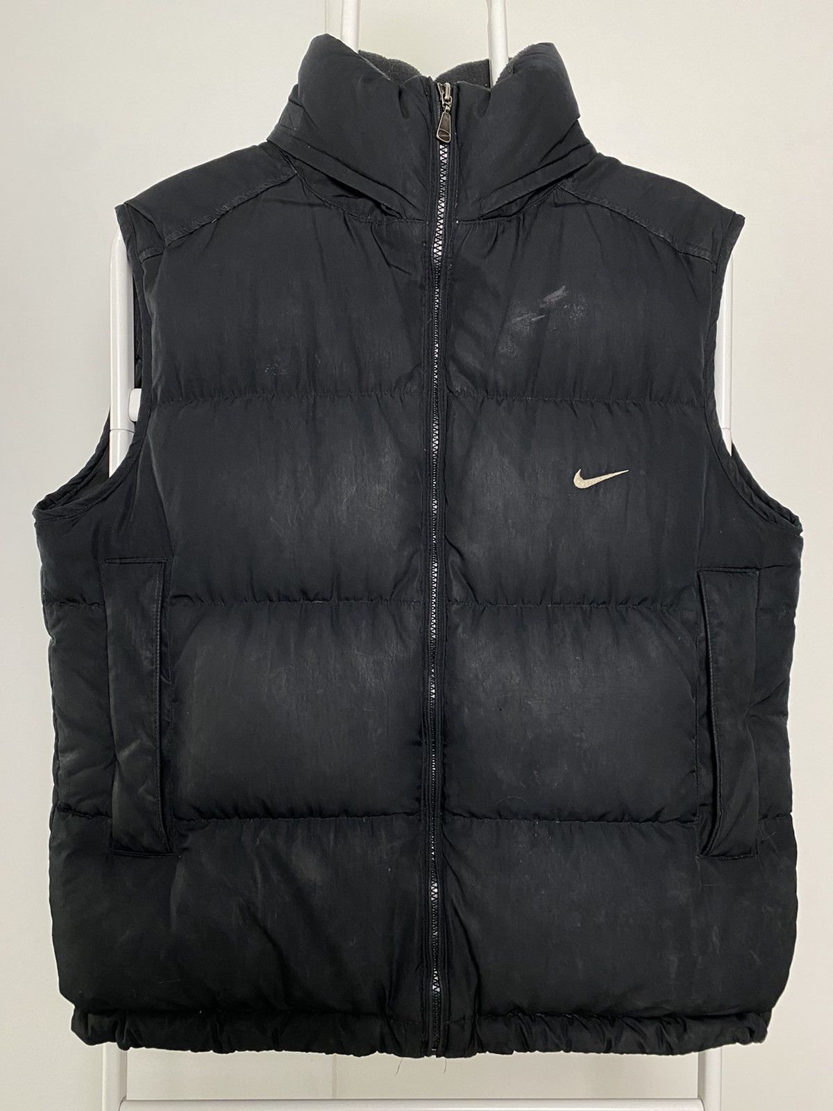 nike vest vintage nike puffer weste