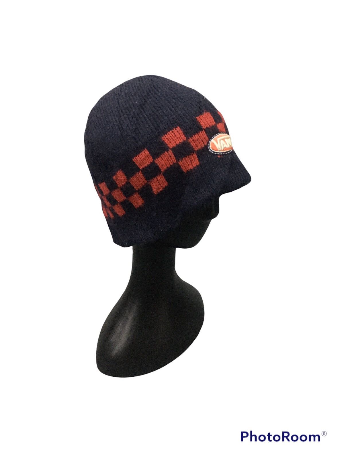 Vans × Vintage Vintage Vans Checkred Beanie Hat Size ONE SIZE - 3 Thumbnail