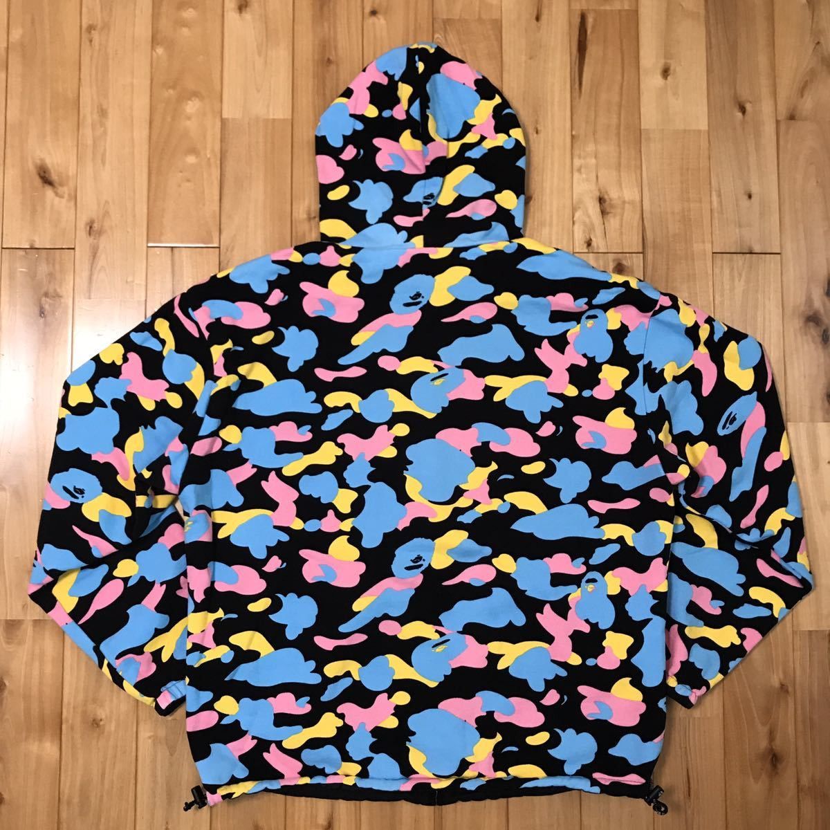 Bape 🔥Reversible🔥 BAPE Multi camo hoodie jacket cotton candy camo Size US M / EU 48-50 / 2 - 2 Thumbnail