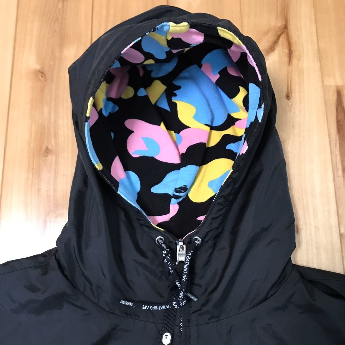 Bape 🔥Reversible🔥 BAPE Multi camo hoodie jacket cotton candy camo Size US M / EU 48-50 / 2 - 4 Thumbnail