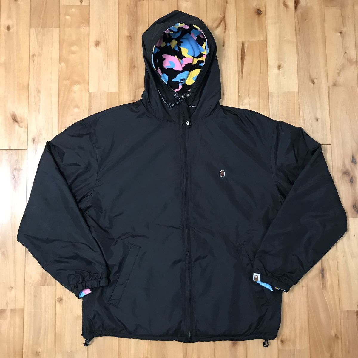 Bape 🔥Reversible🔥 BAPE Multi camo hoodie jacket cotton candy camo Size US M / EU 48-50 / 2 - 3 Thumbnail