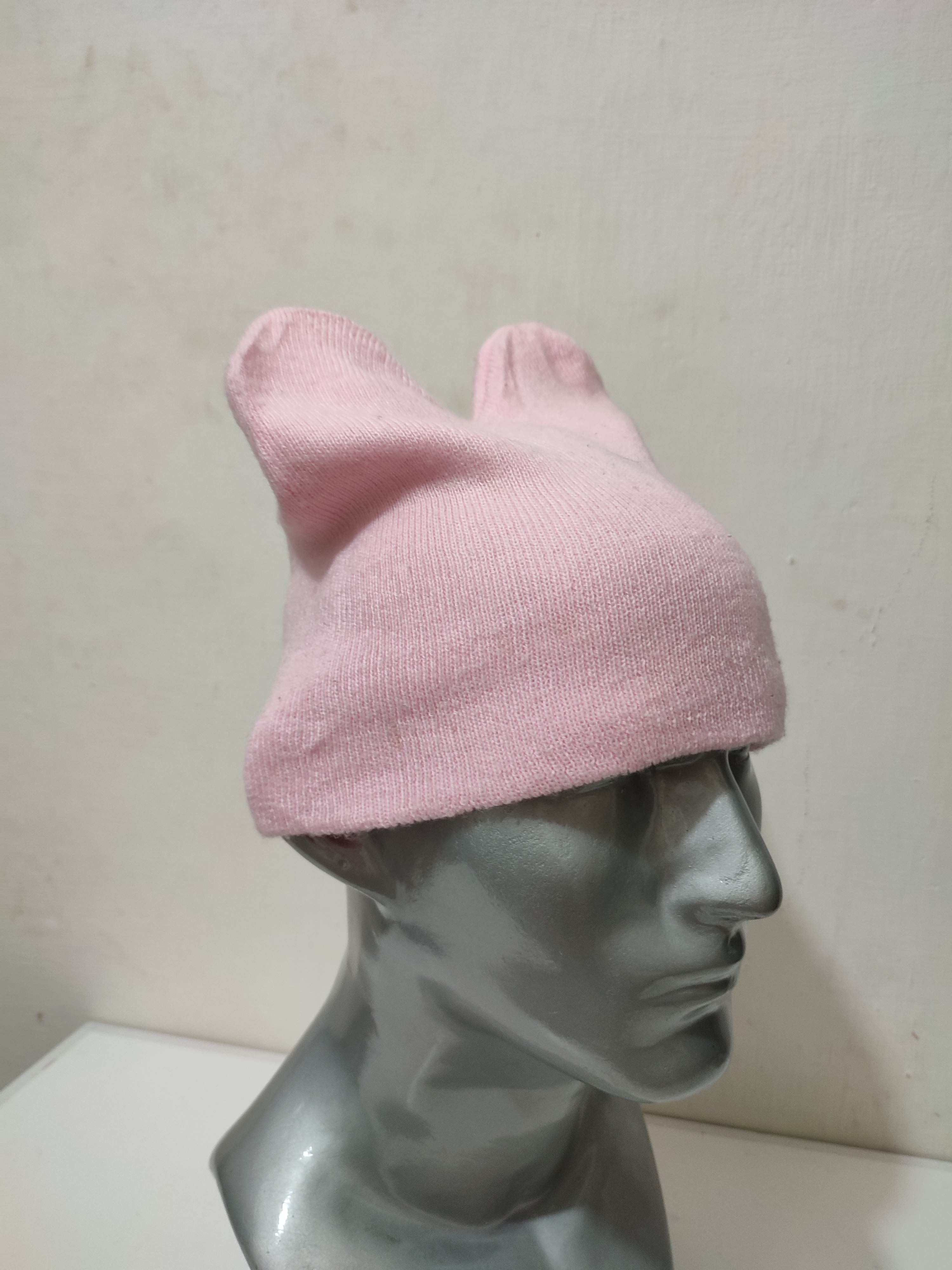 Other Unknown Pink Bunny Horn Design Beanie Hats Size ONE SIZE - 4 Thumbnail