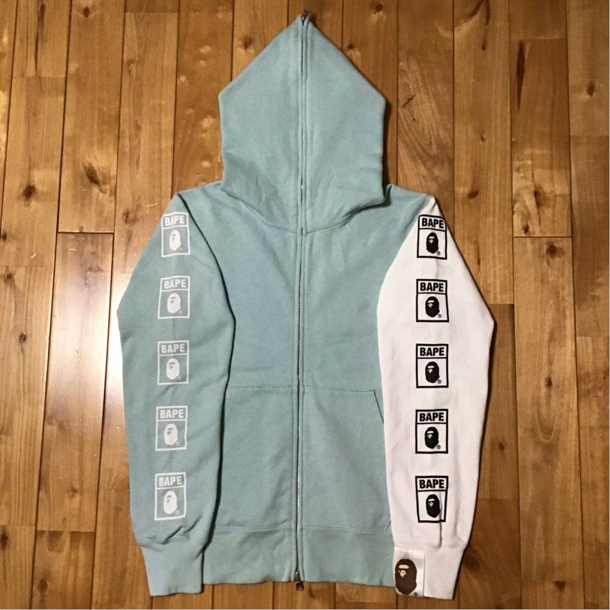 Bape BAPE ASNKA logo full zip hoodie mint a bathing ape Size US S / EU 44-46 / 1 - 3 Thumbnail