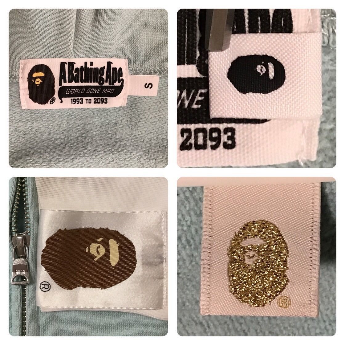 Bape BAPE ASNKA logo full zip hoodie mint a bathing ape Size US S / EU 44-46 / 1 - 8 Thumbnail