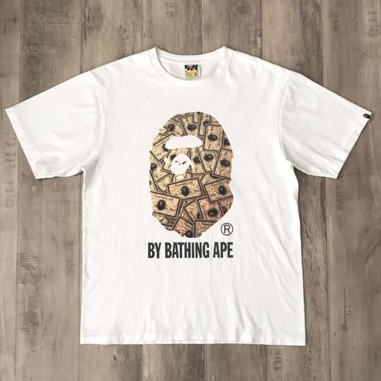 🔥Gold card member limited🔥 BAPE Gold card big head T-shirt 🔥Gold card member limited🔥 BAPE Gold card big head T-shirt