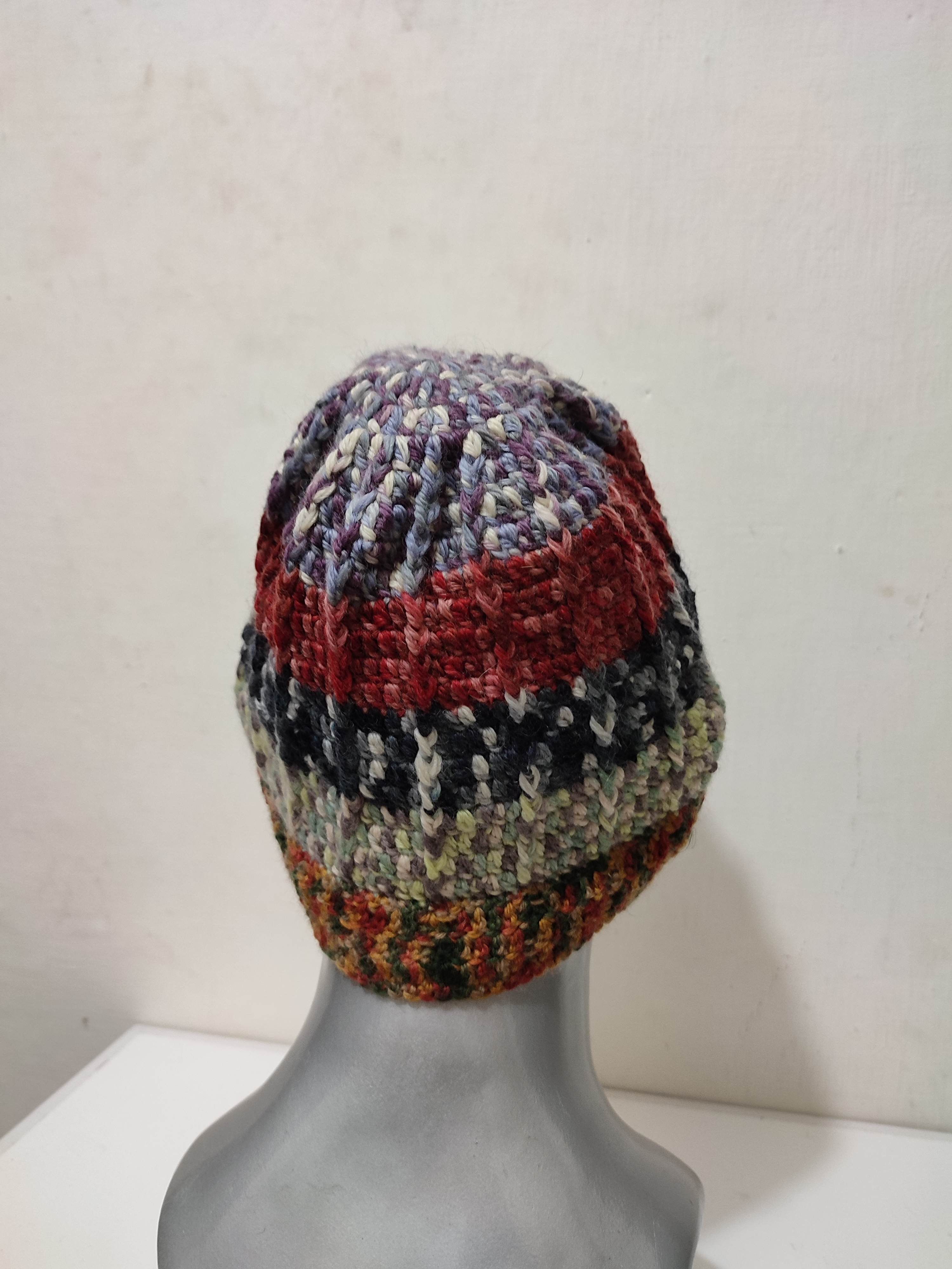 Other 🔥Unknown Japanese Multi colour Knitted beanie Hats Size ONE SIZE - 5 Thumbnail
