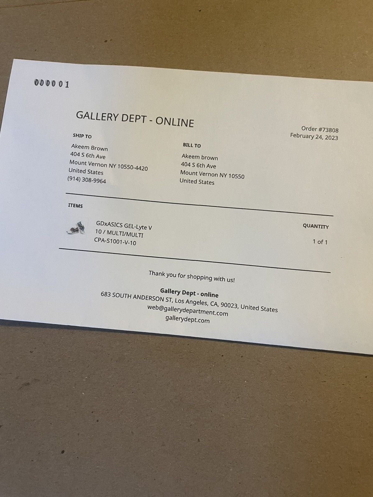 Gallery Dept. Gallery Dept ASICS Sneakers Size US 10 / EU 43 - 18 Thumbnail