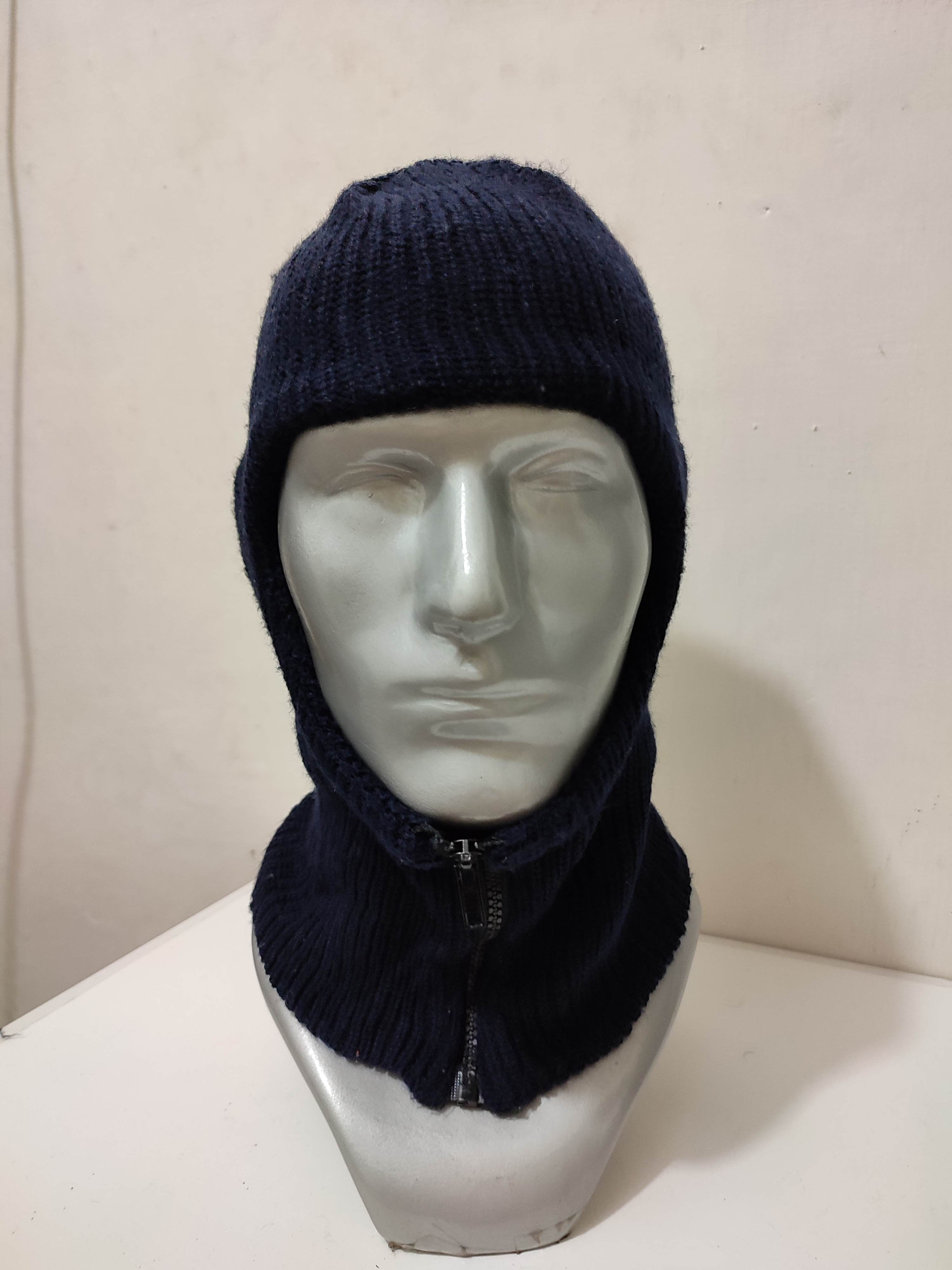 Other 🔥Unknown Japanese Navy Masked Balaclava Zipper Hats Size ONE SIZE - 5 Thumbnail