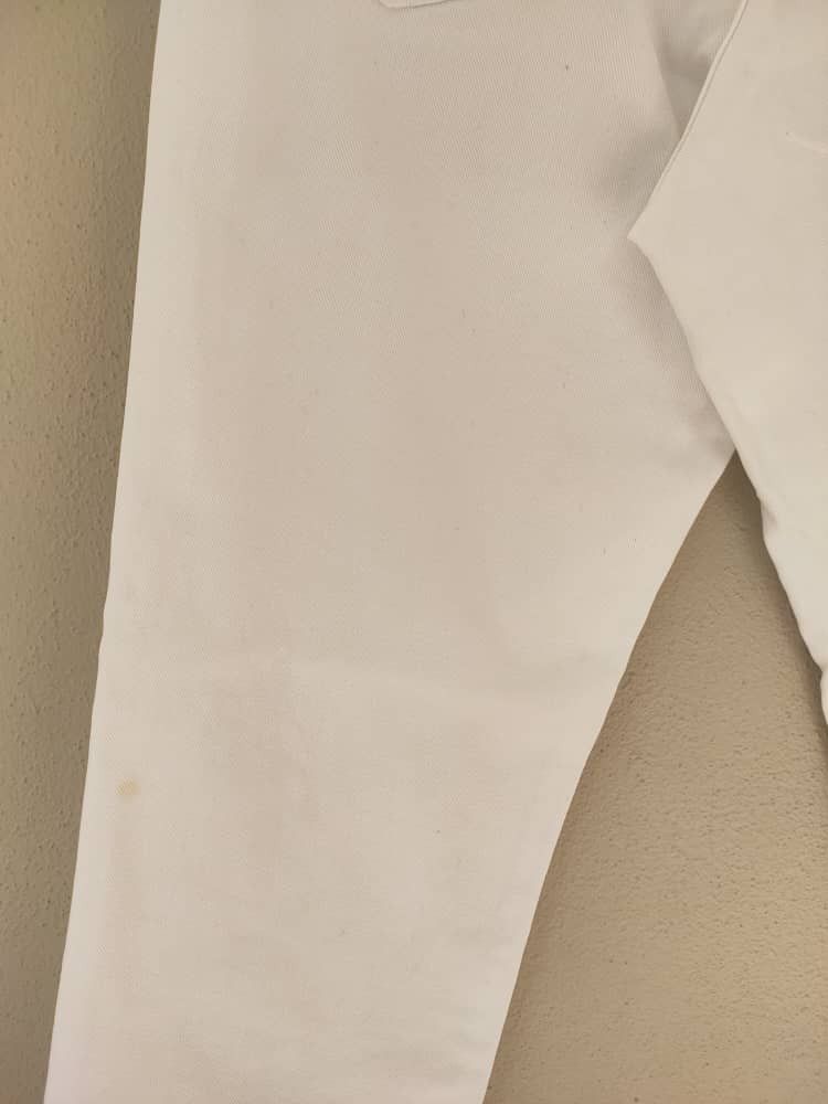 Kenzo Kenzo White Denim Size US 29 - 3 Thumbnail