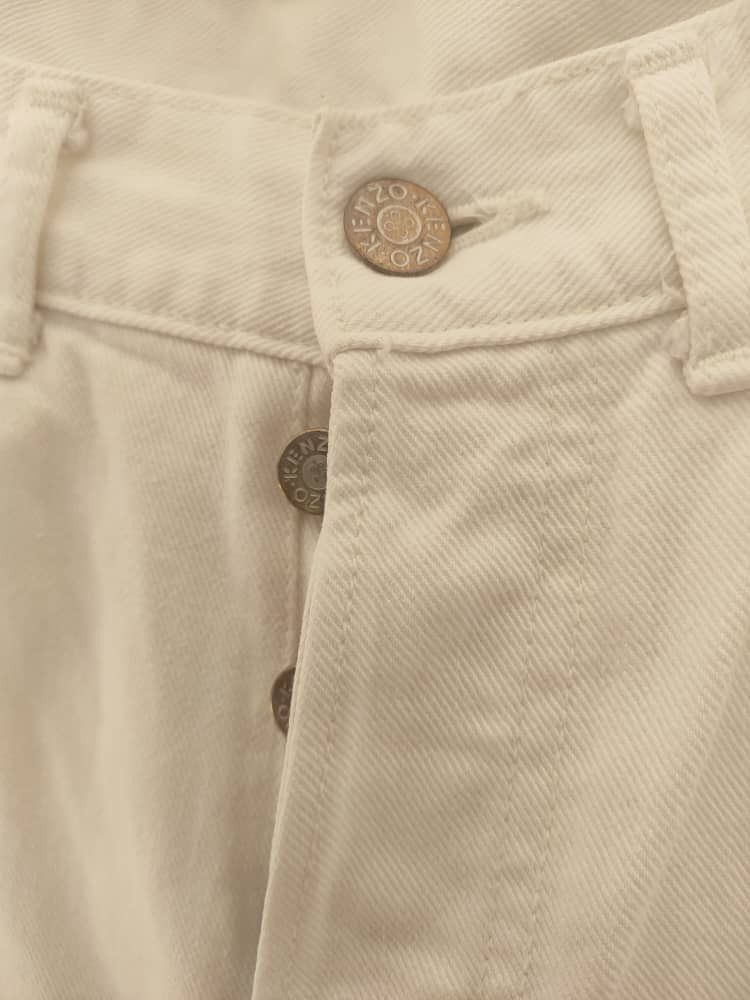 Kenzo Kenzo White Denim Size US 29 - 5 Thumbnail