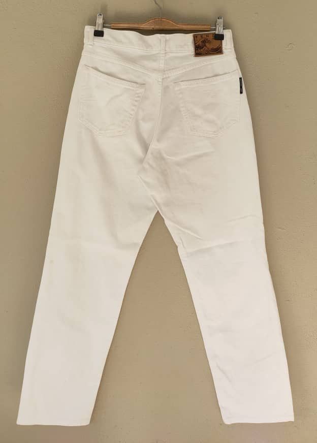 Kenzo Kenzo White Denim Size US 29 - 2 Thumbnail