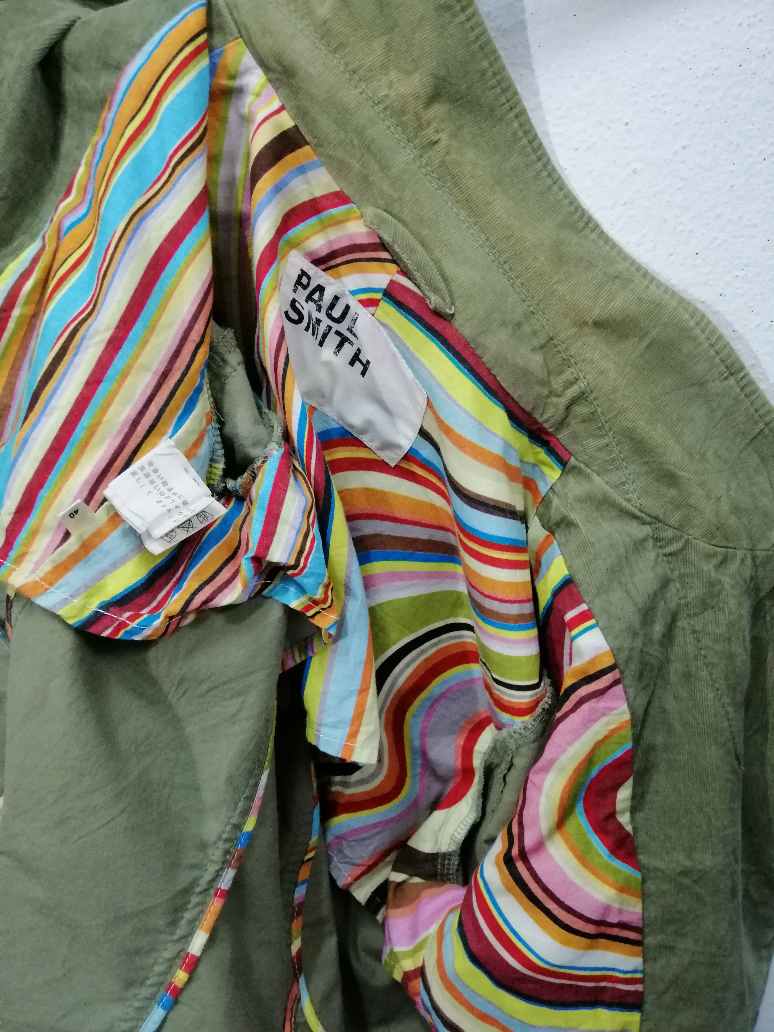 Japanese Brand × Paul Smith PAUL SMITH PINK CORDUROY JACKET Size US S / EU 44-46 / 1 - 9 Thumbnail