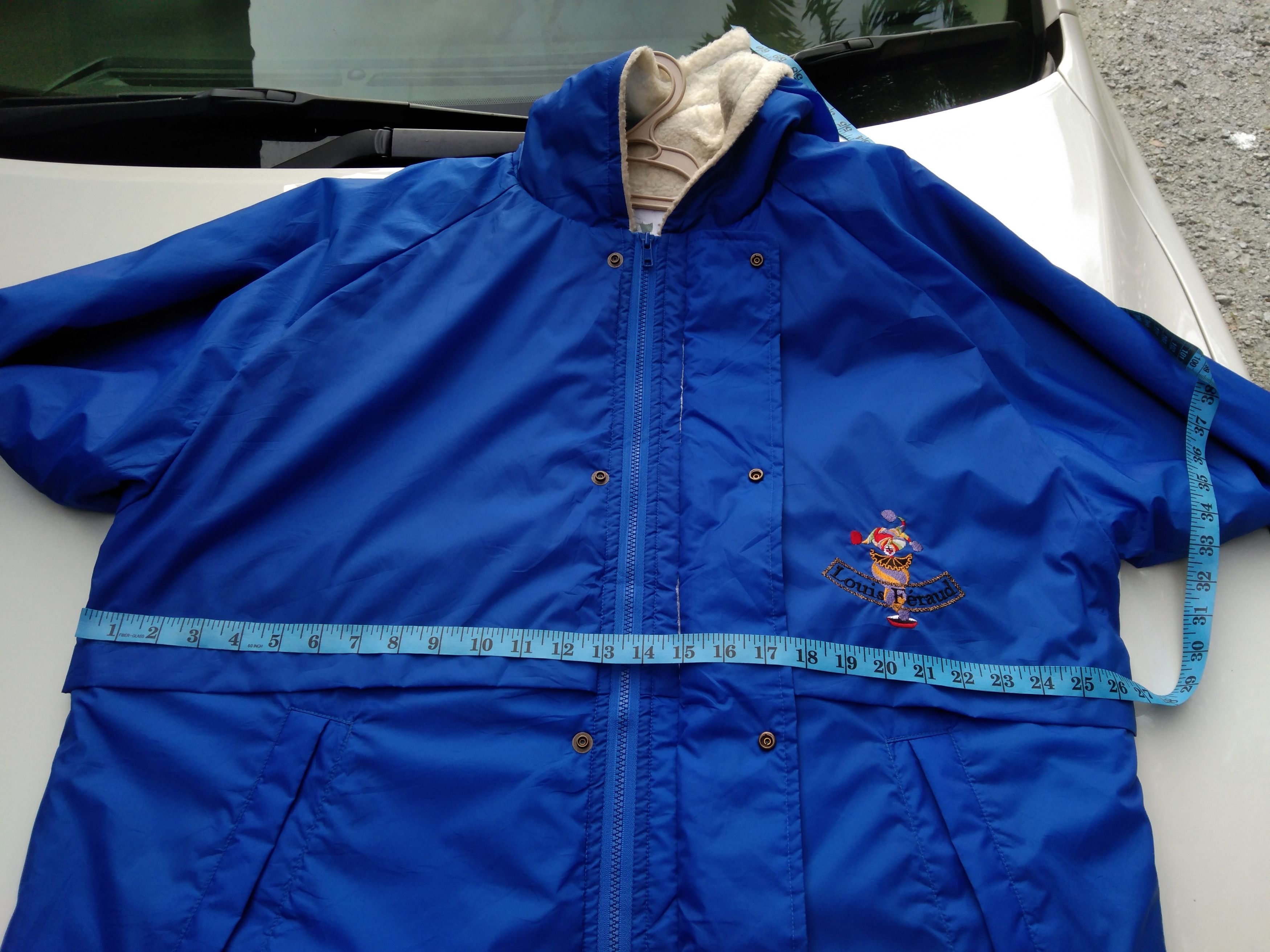 Designer × Louis Feraud LOUIS FÉRAUD SHERPA HOODIE LONG JACKET Size US L / EU 52-54 / 3 - 15 Thumbnail